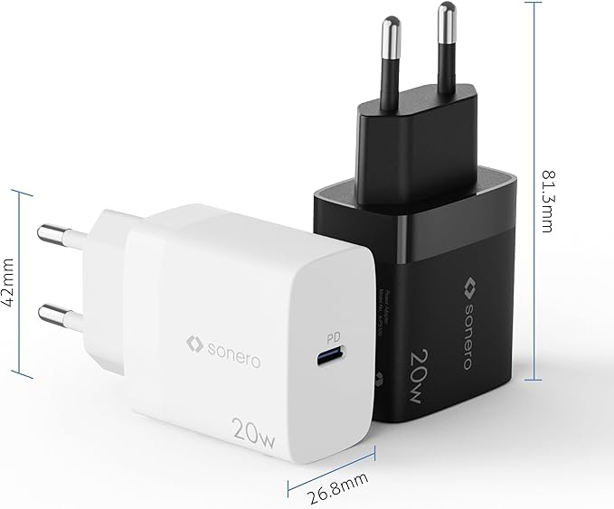 SONERO USB-C Ladegerät X-PS101, 1 Port, 20W, weiß USB-C Ladegerät SONERO X-PS101, 1 Port, 20W, weiß