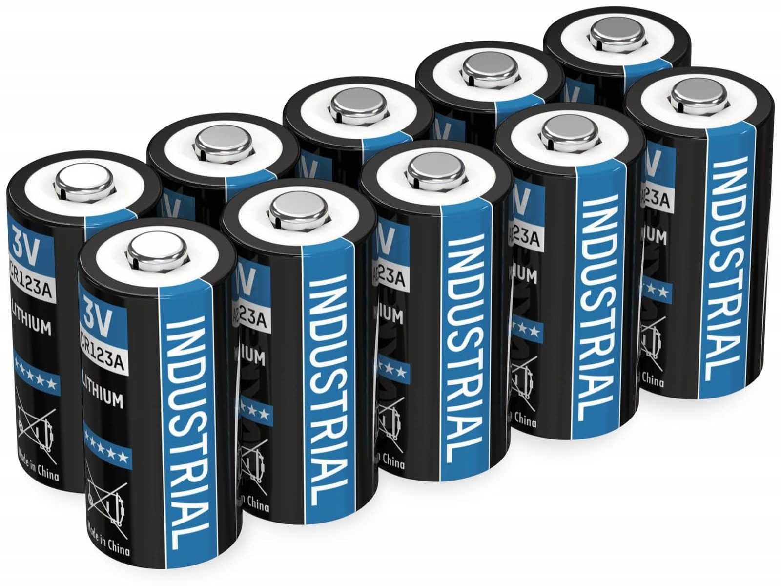 ANSMANN Lithium-Batterie CR123A, 10 Stück ANSMANN Lithium-Batterie CR123A, 10 Stück