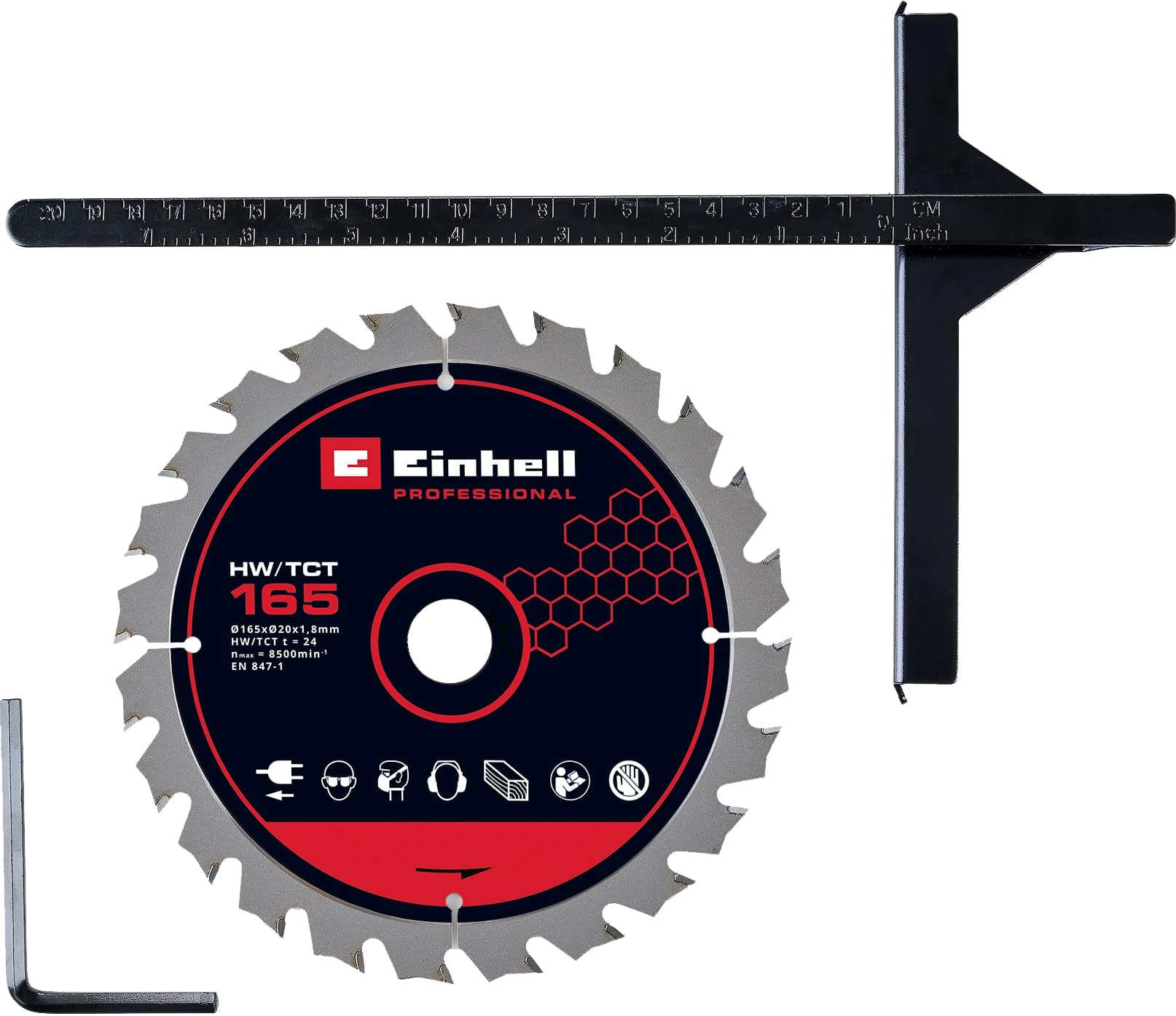 EINHELL PROFESSIONAL Akku-Handkreissäge TP-CS 18/165 Li BL, 4331225, Solo