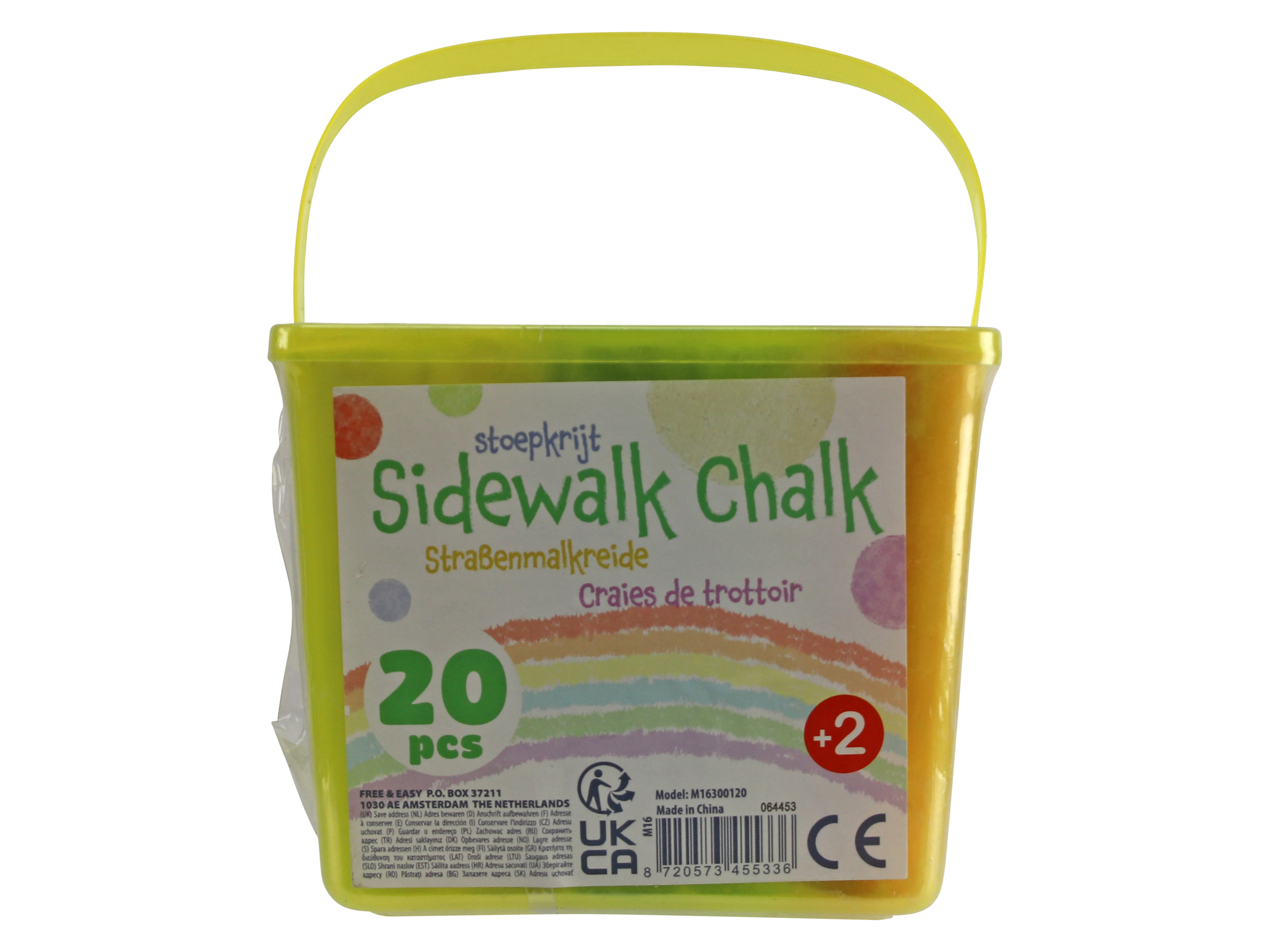 Straßenkreide, 20 Stück, inkl. Transportbox Straßenkreide, 20 Stück, inkl. Transportbox