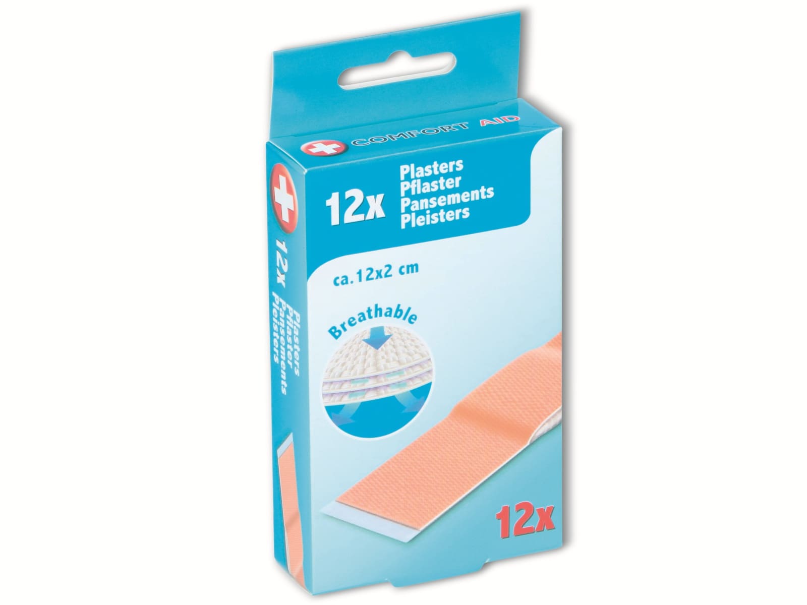 COMFORT AID Pflaster, 12 Stück, 6x2 cm COMFORT AID Pflaster, 12 Stück, 6x2 cm