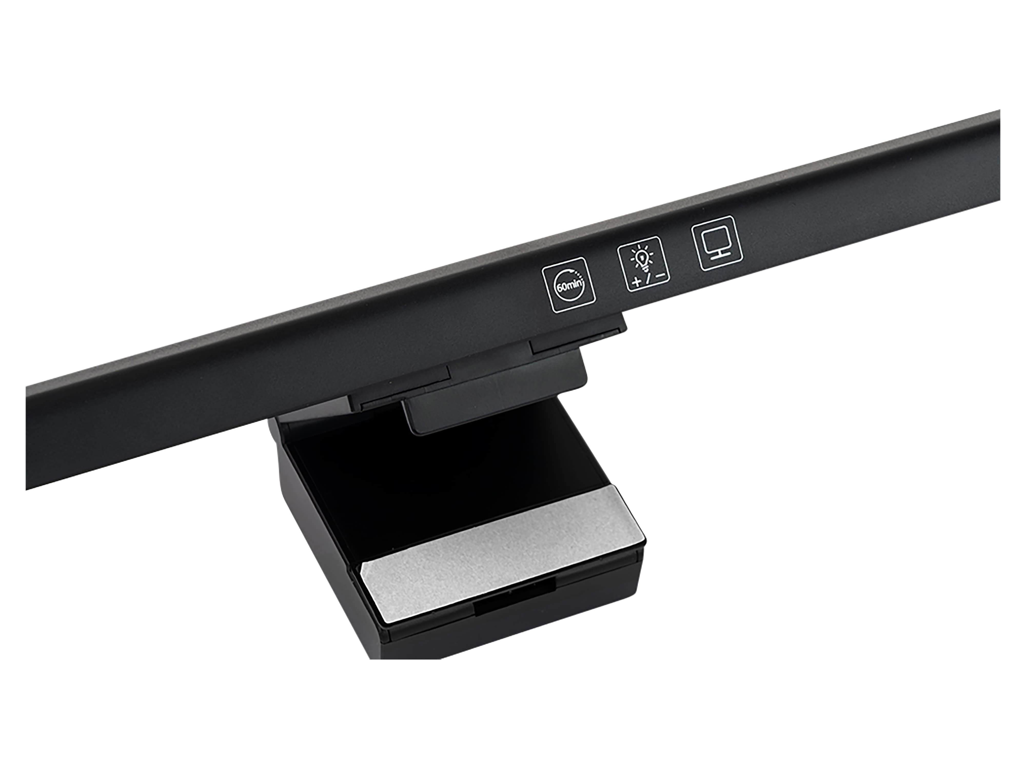 LUXULA LED-Monitorleuchte, 5W, EEK: G, 250lm, CCT, IP20, Touch Control, schwarz, 50 cm LUXULA LED-Monitorleuchte, 5W, EEK: G, 250lm, CCT, IP20, Touch Control, schwarz, 50 cm