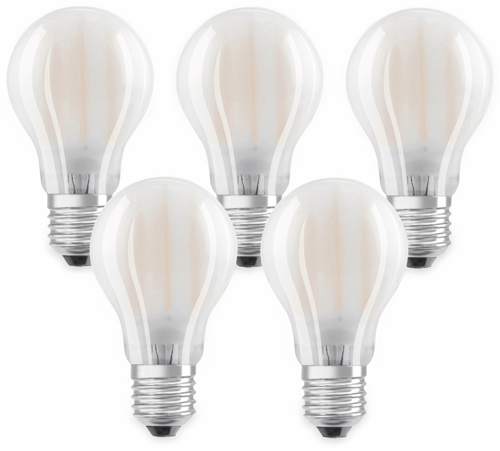 OSRAM LED-Lampe BASE CLAS A, E27, EEK: E, 7W, 806 lm, 2700 K, 5 Stk. matt OSRAM LED-Lampe BASE CLAS A, E27, EEK: E, 7W, 806 lm, 2700 K, 5 Stk. matt