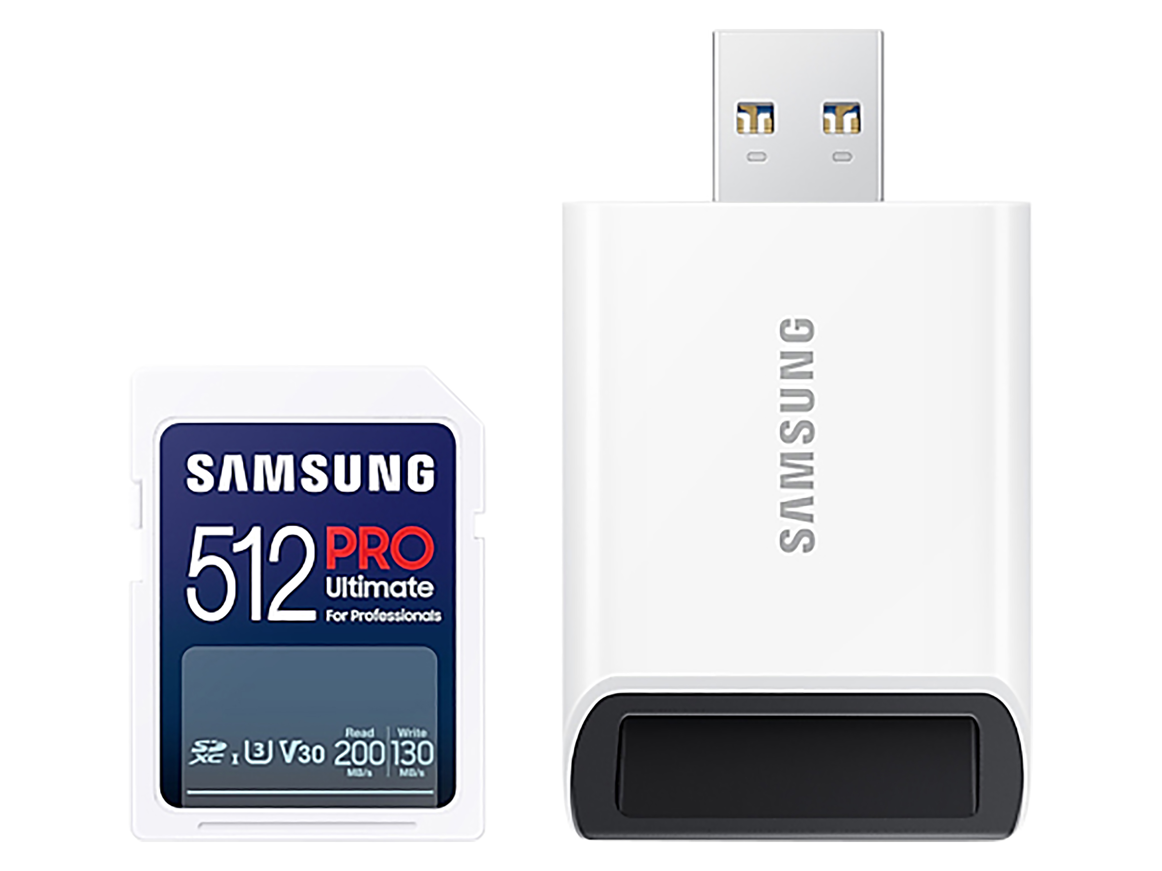 SAMSUNG SDXC-Speicherkarte PRO Ultimate 512 inkl. USB-Adapter SAMSUNG SDXC-Speicherkarte PRO Ultimate 512 inkl. USB-Adapter