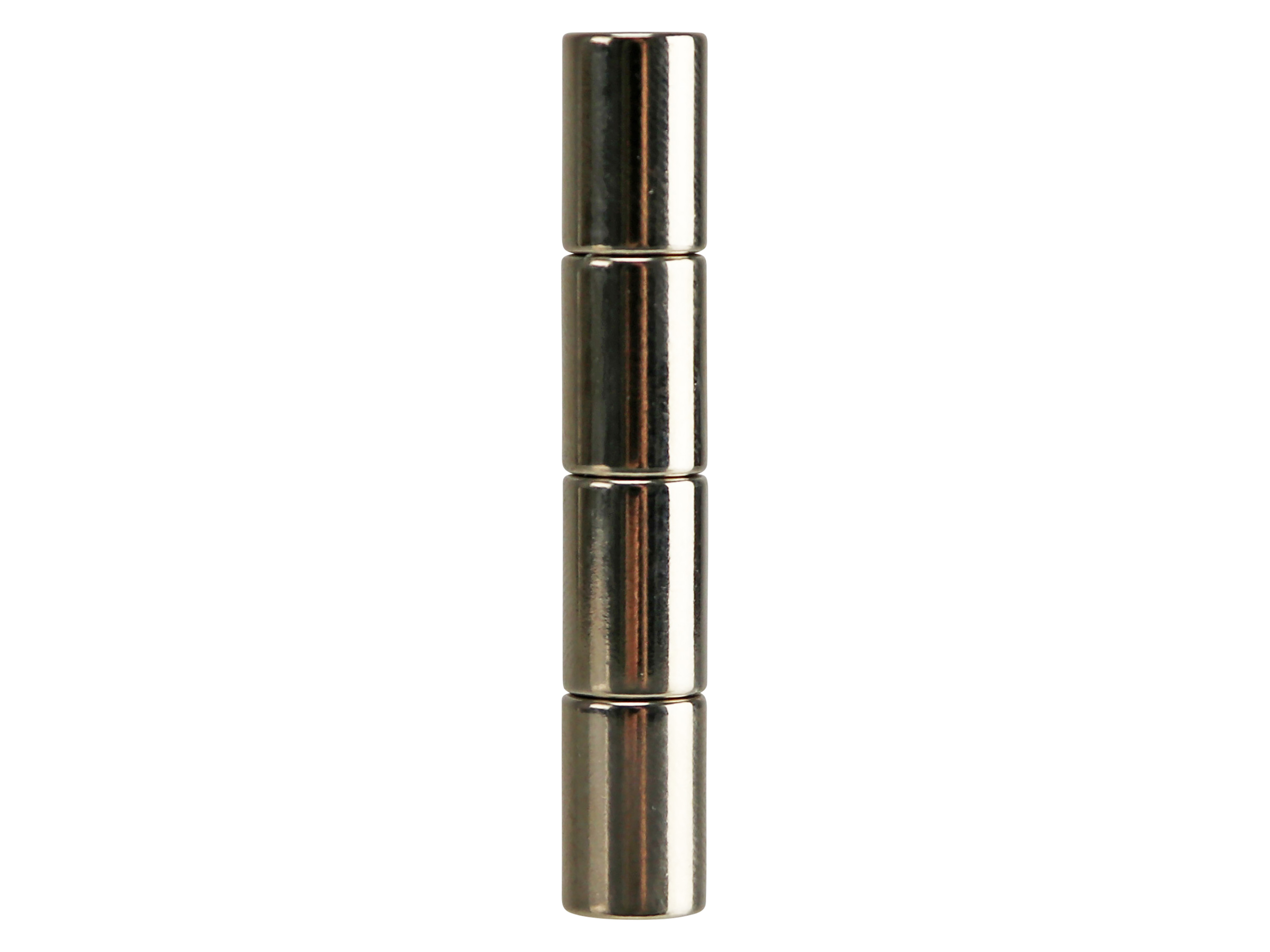 Neodym-Magnete N45, 12x8 mm, mit Bohrung, 4 Stück Neodym-Magnete N45, 12x8 mm, mit Bohrung, 4 Stück