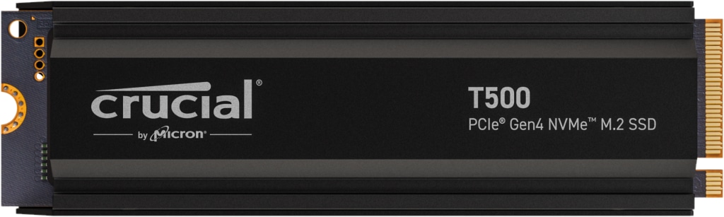 CRUCIAL M.2 SSD T500 CT2000T500SSD5 2TB Heatsink CRUCIAL M.2 SSD T500 CT2000T500SSD5 2TB Heatsink