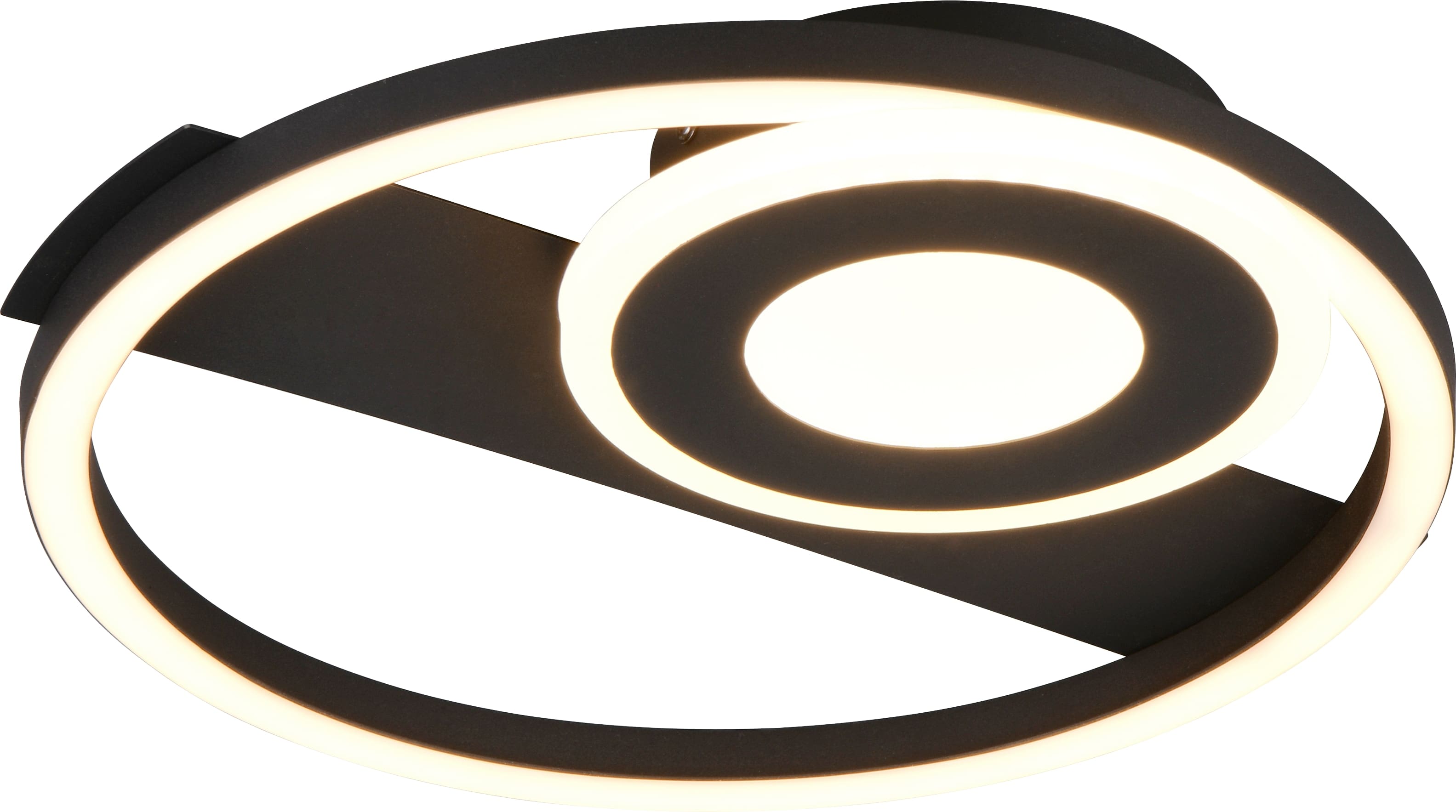 REALITY LED-Deckenleuchte HORUS, R63671132, 22W, 2500lm, 3000K, schwarz REALITY LED-Deckenleuchte HORUS, R63671132, 22W, 2500lm, 3000K, schwarz