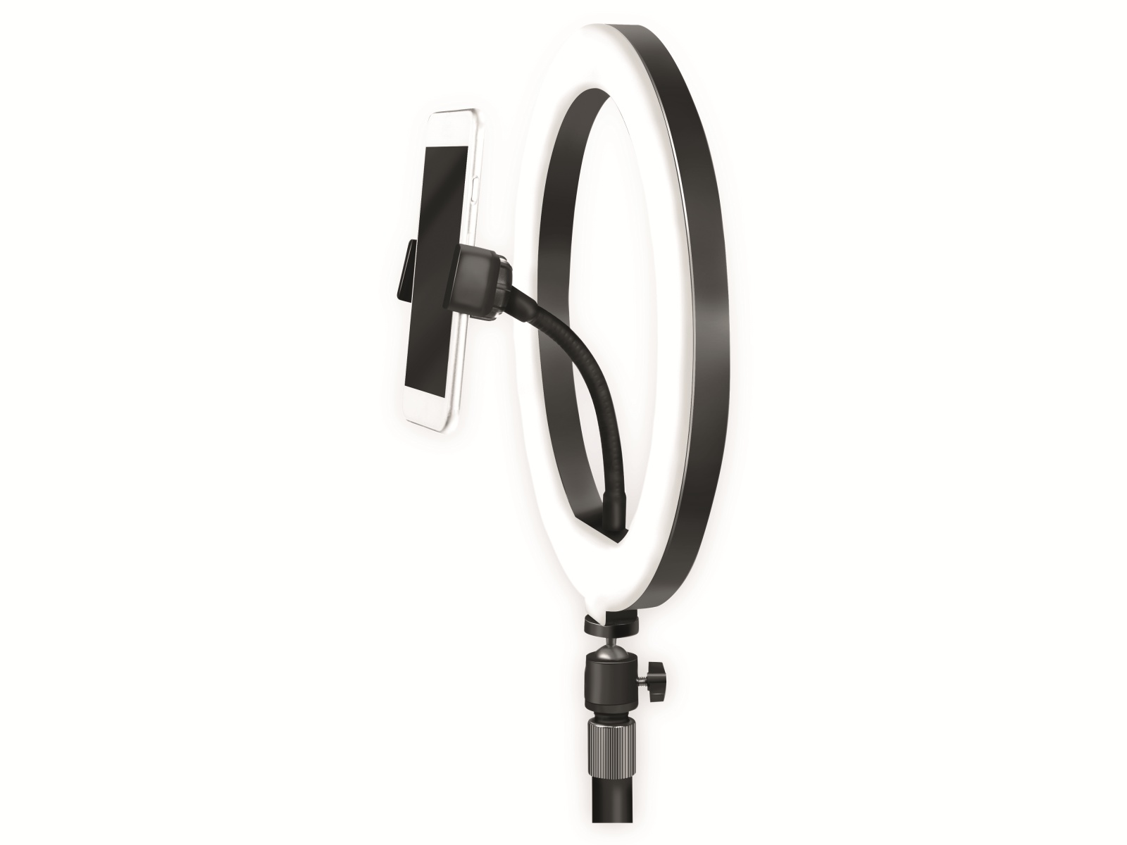 LOGILINK Smartphone-LED-Ringlicht AA0152, Ø25cm, Stativ, Fernauslöser, Lichtregler LOGILINK Smartphone-LED-Ringlicht AA0152, Ø25cm, Stativ, Fernauslöser, Lichtregler