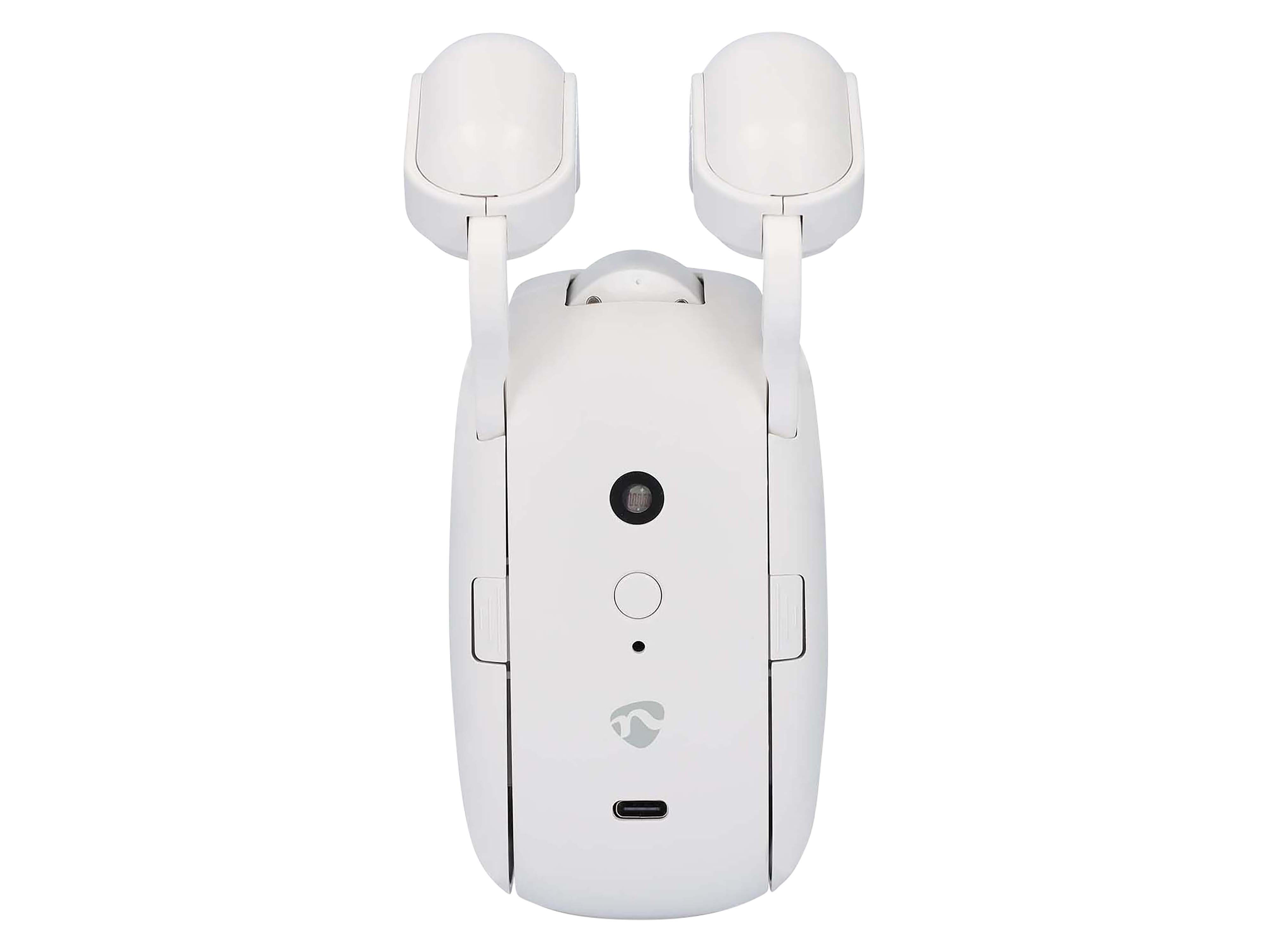 NEDIS Vorhangroboter SmartLife, USB-/Batteriebetrieben, Stangenschiene, weiß