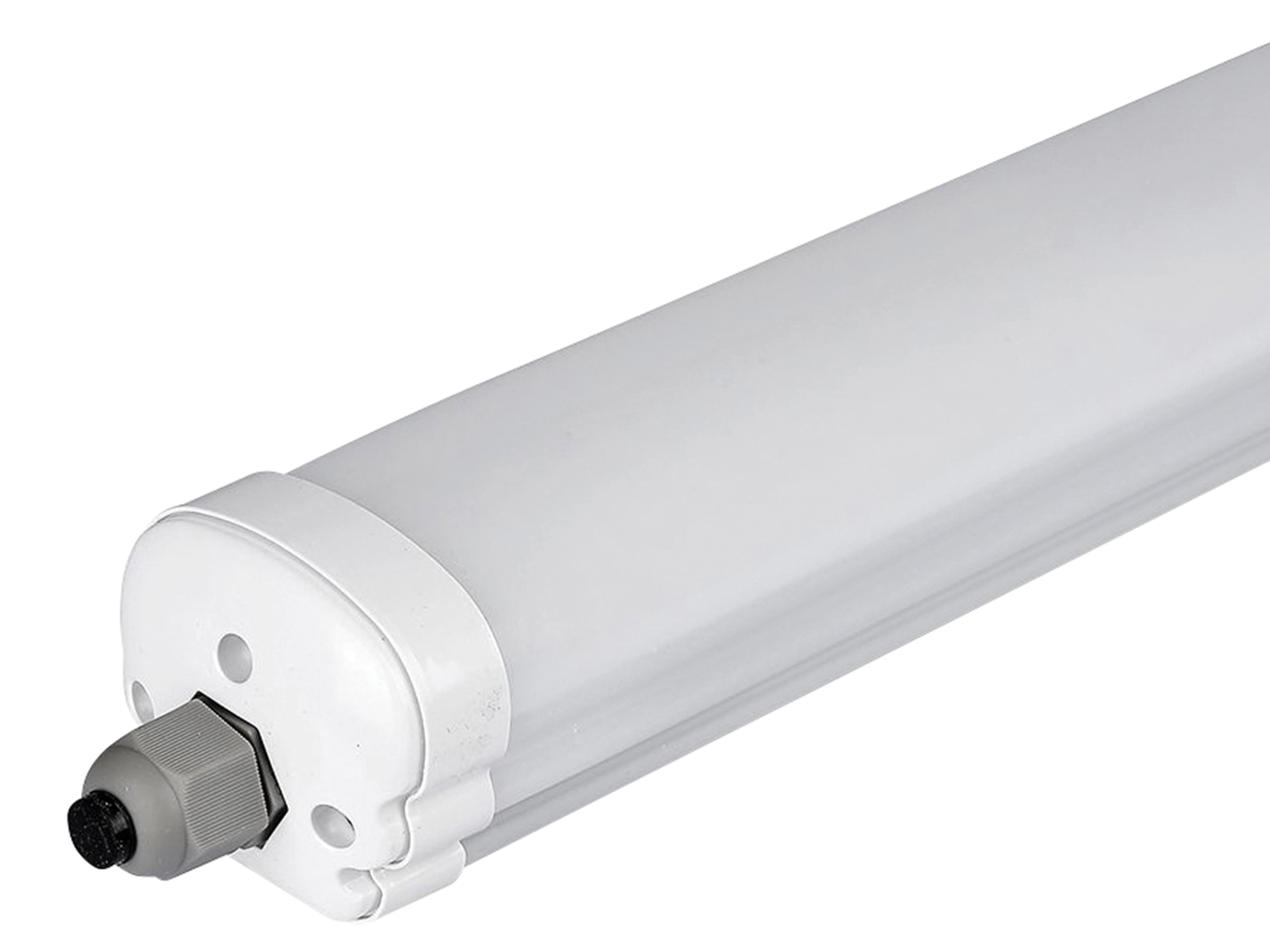 V-TAC LED-Feuchtraum-Wannenleuchte VT-1249-N, EEK: E, 36 W, 4320 lm, 4000 K, 1200 mm V-TAC LED-Feuchtraum-Wannenleuchte VT-1249-N, EEK: E, 36 W, 4320 lm, 4500 K, 1200 mm