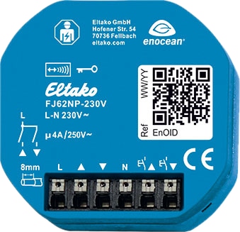 ELTAKO Funk Jalousie- und Rollladenaktor FJ62NP, 230 V ELTAKO Funk Jalousie- und Rollladenaktor FJ62NP, 230 V