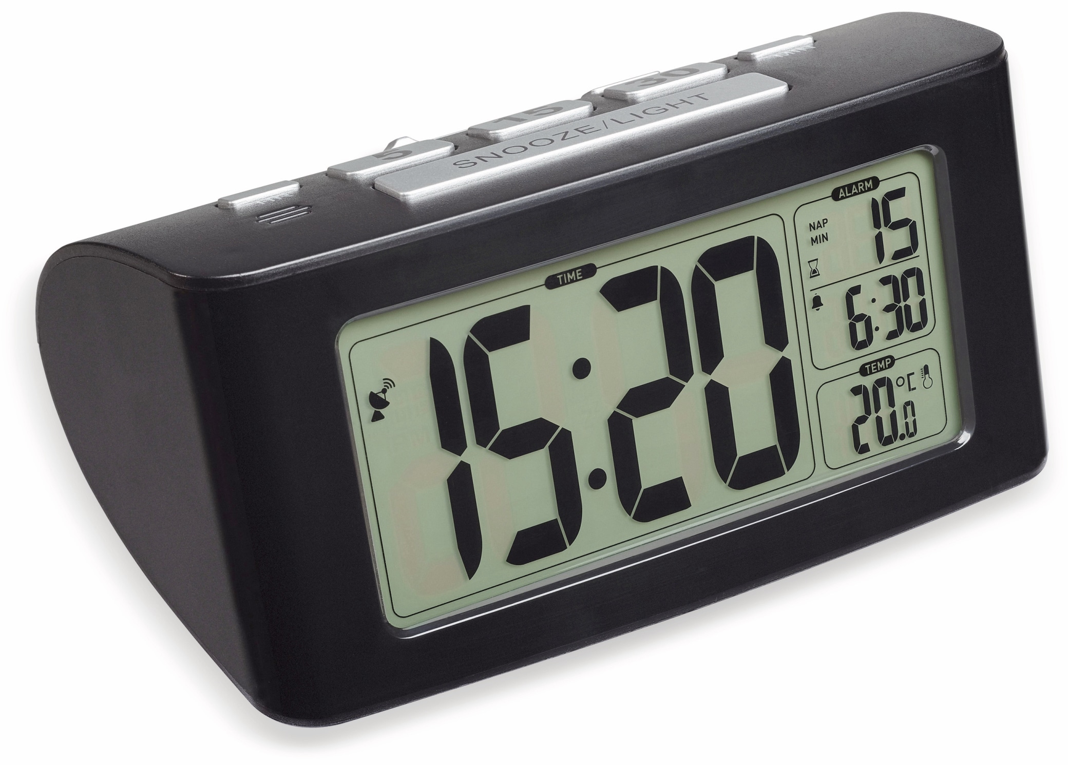 TFA Funkwecker Siesta 60.2532.01, schwarz TFA Funkwecker Siesta 60.2532.01, schwarz