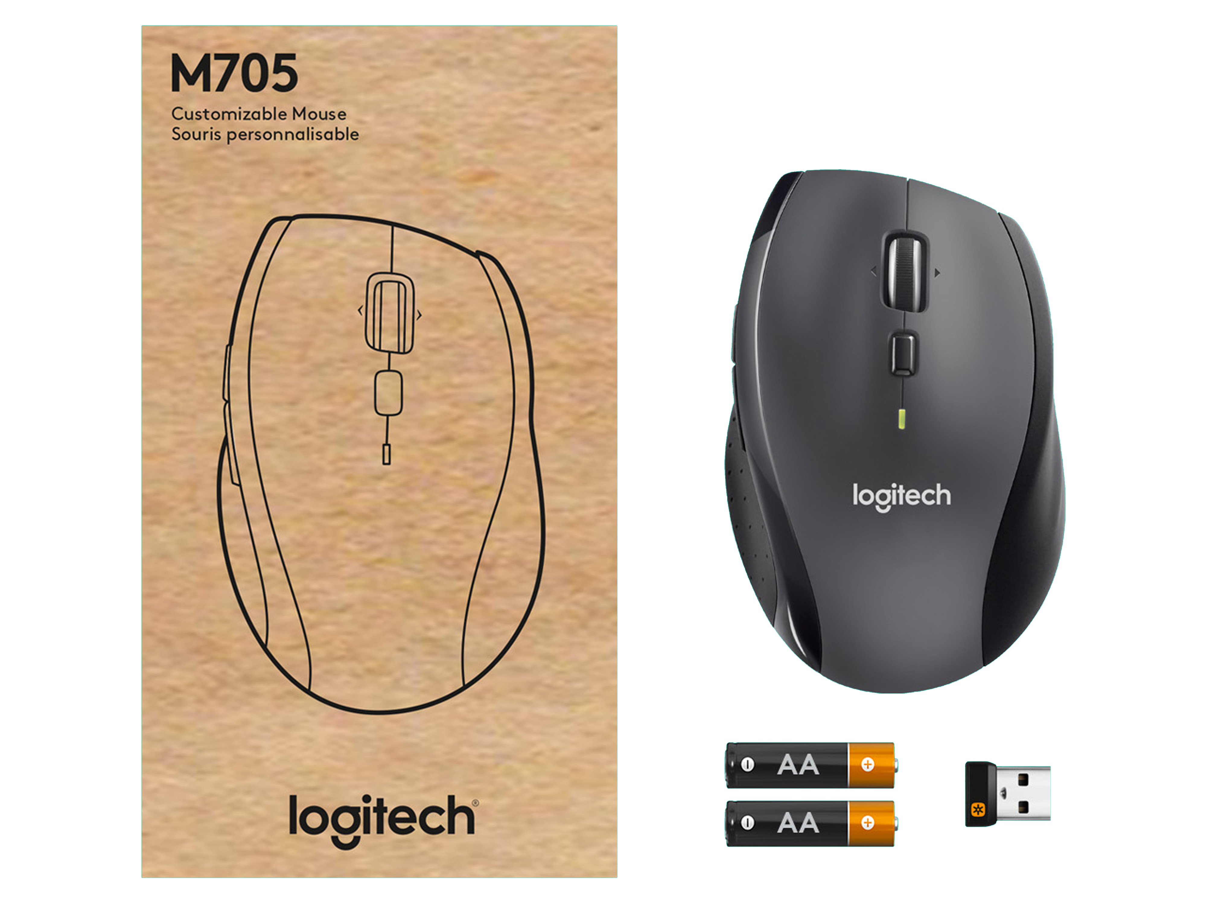 LOGITECH Maus M705 schwarz LOGITECH Maus M705 schwarz