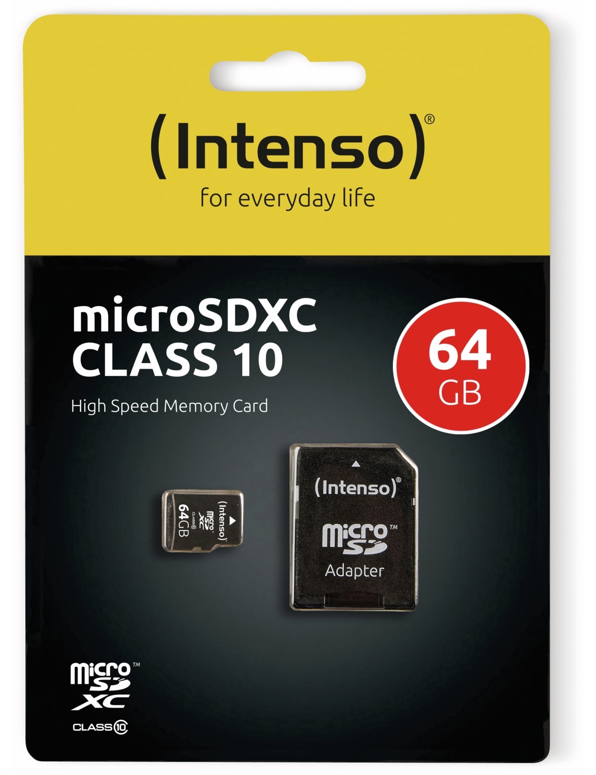INTENSO MicroSDXC Card 3413490, 64 GB INTENSO MicroSDXC Card 3413490, 64 GB