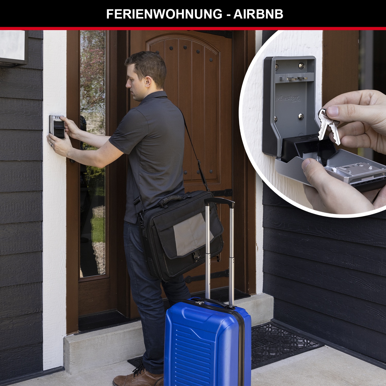 MASTERLOCK Schlüsselkasten 5481EUR, mit Wandmontage MASTERLOCK Schlüsselkasten 5481EUR, mit Wandmontage