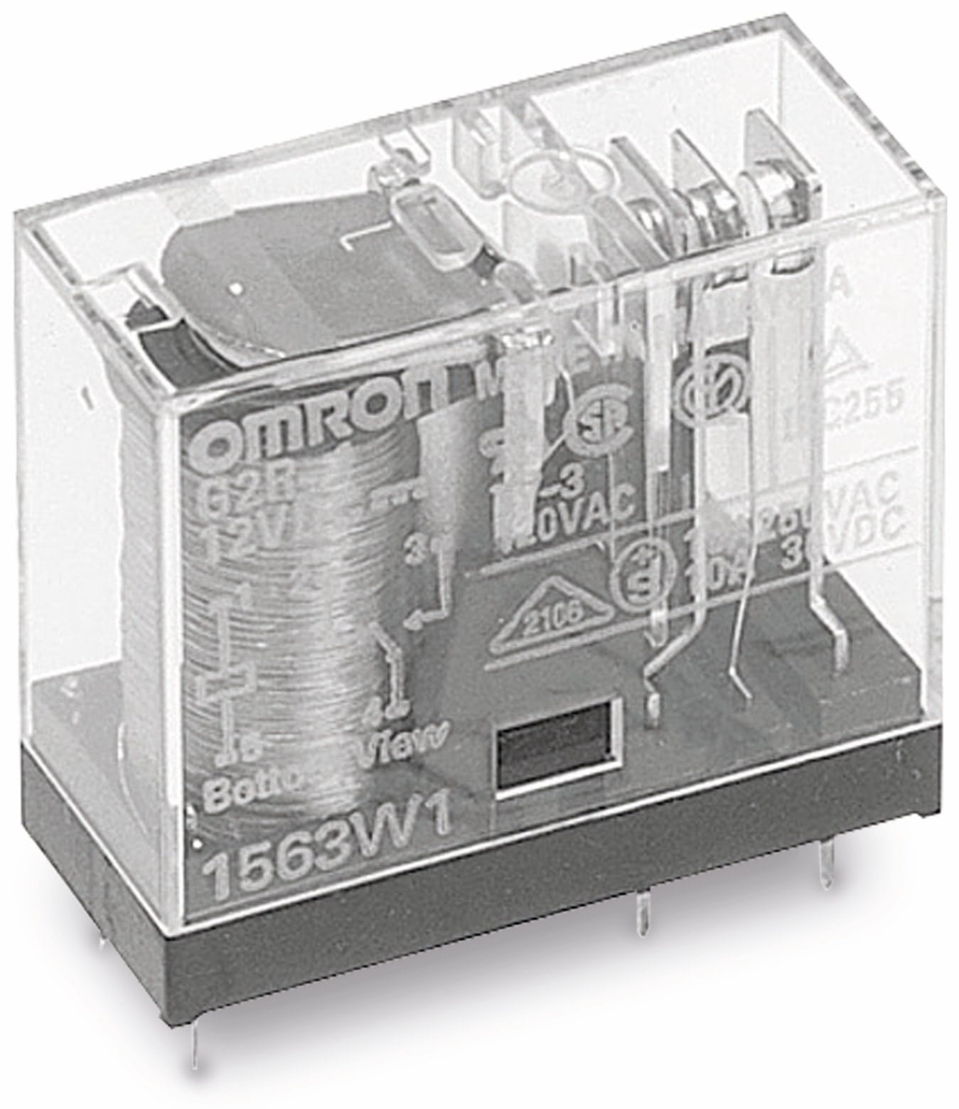 OMRON Relais G2R2E-24, print, 2xUM, 24 V-, 5 A OMRON Relais G2R2E-24, print, 2xUM, 24 V-, 5 A