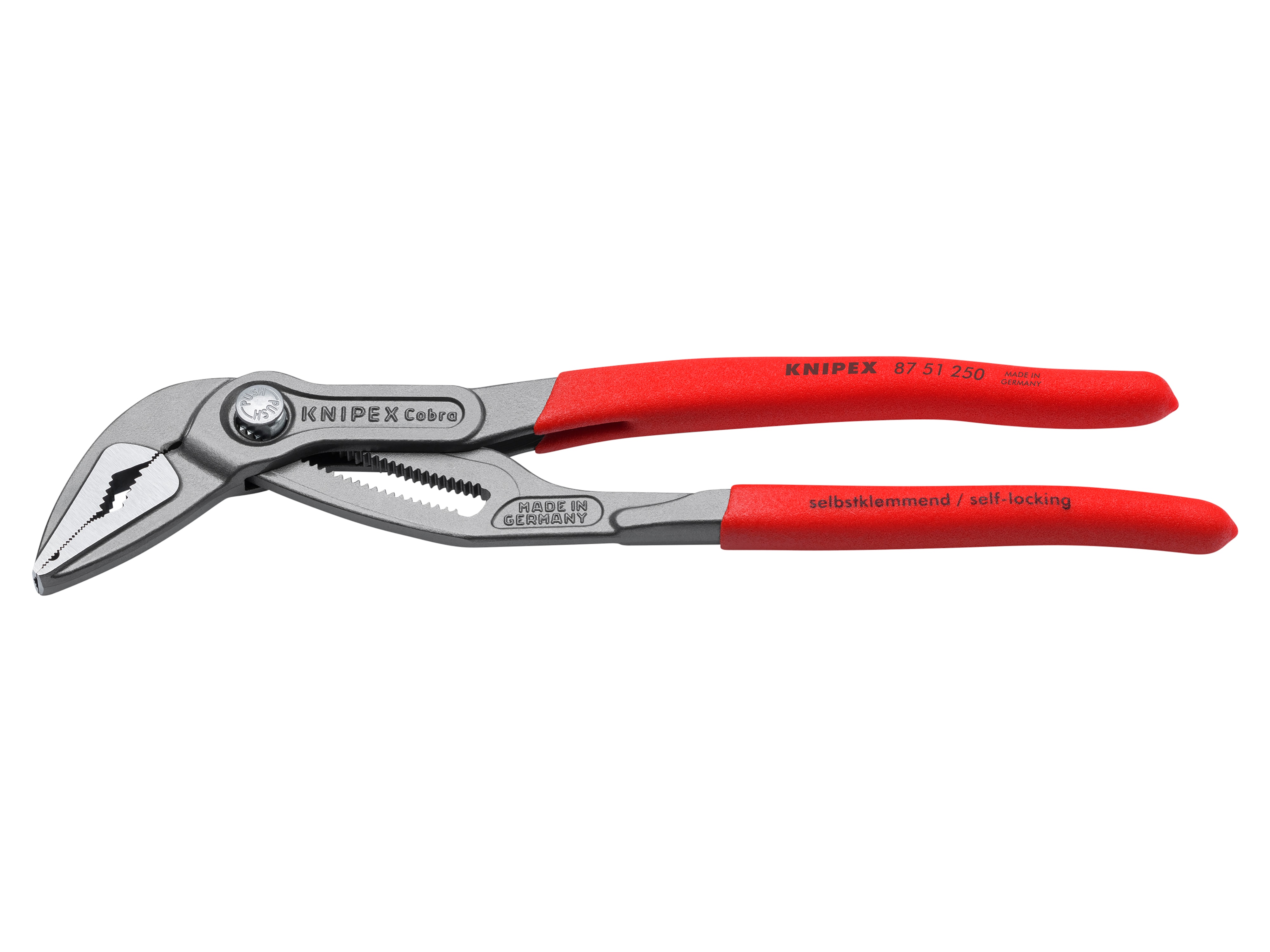 KNIPEX Wasserpumpenzange, Cobra ES, 87 51 250, extra schlank, 250 mm KNIPEX Wasserpumpenzange, Cobra ES, 87 51 250, extra schlank, 250 mm