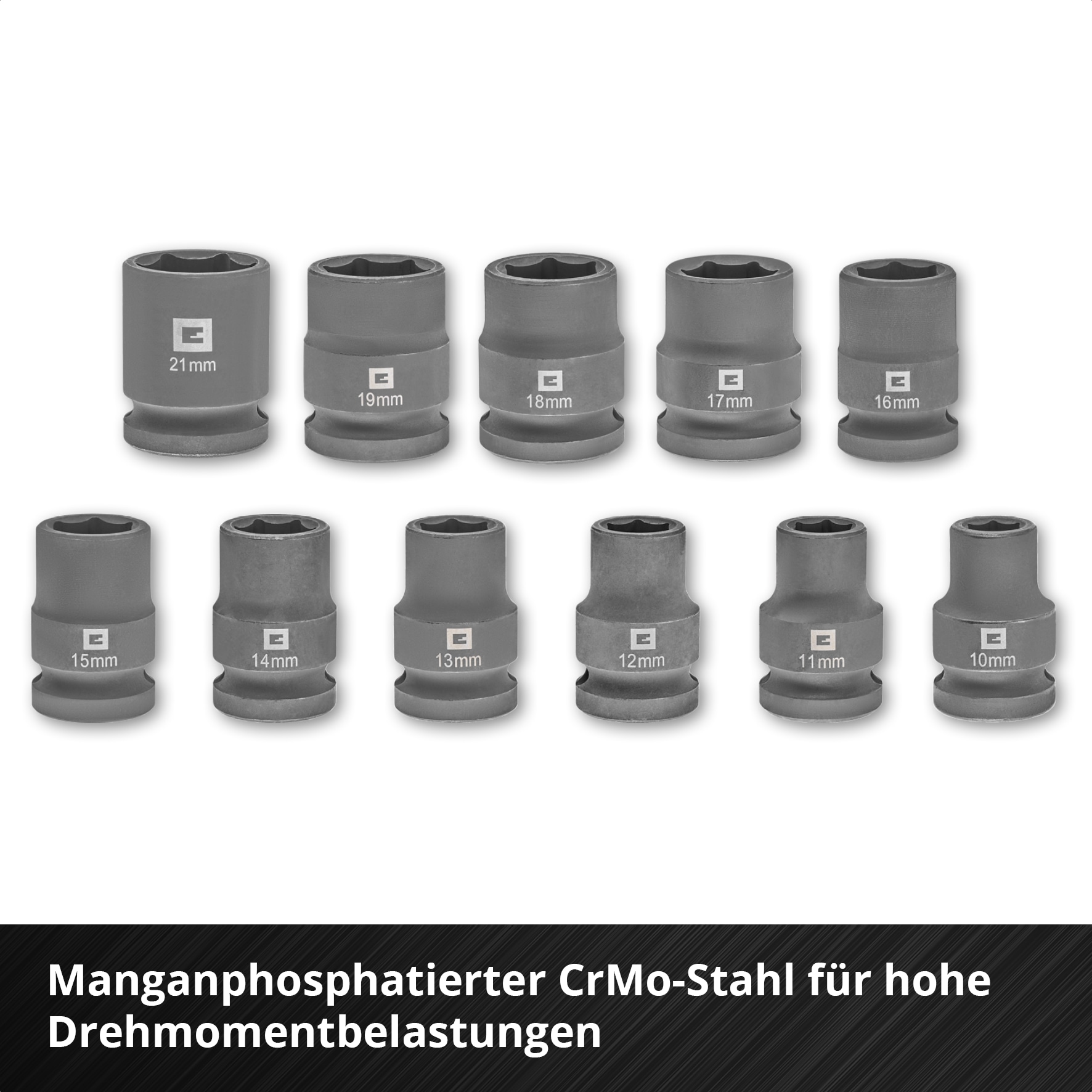 EINHELL Impact Stecknuss-Set, 109283, 12-teilig EINHELL Impact Stecknuss-Set, 109283, 12-teilig
