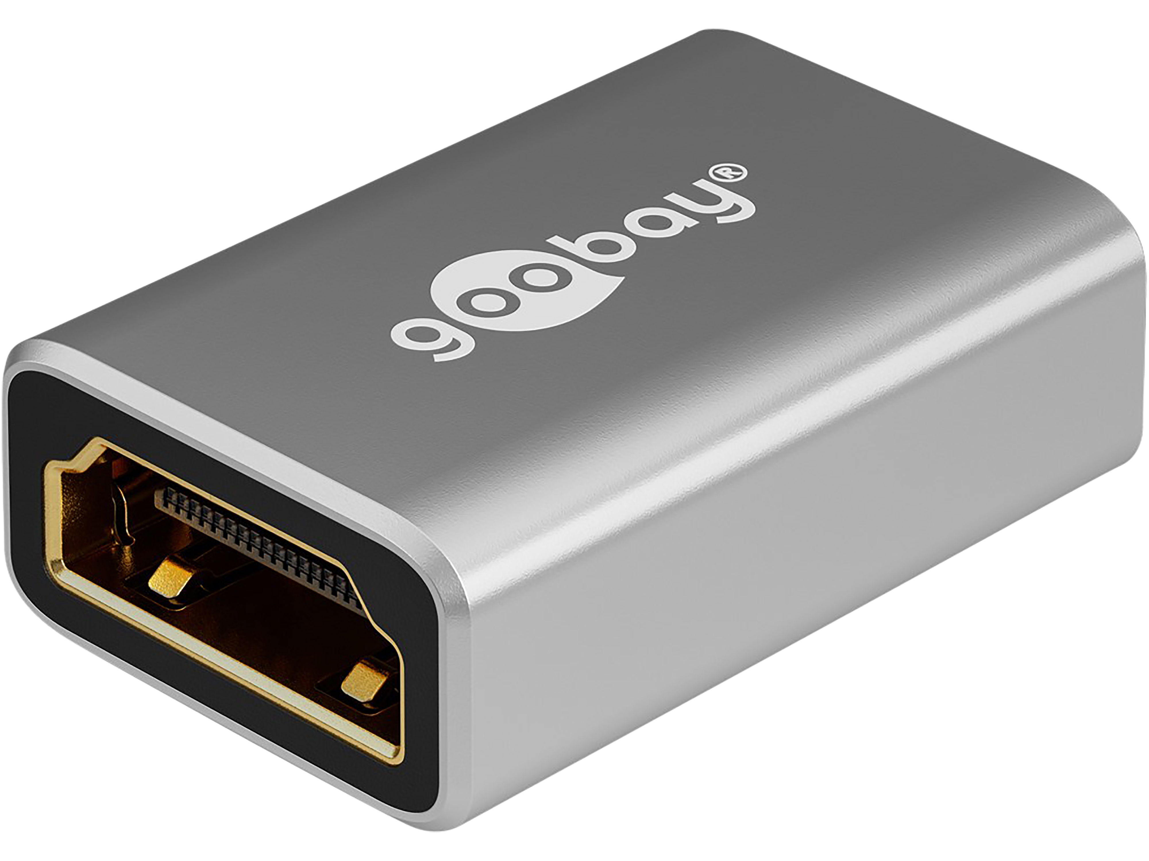 GOOBAY HDMI-Adapter 72008 Kupplung 8k 60Hz vergoldet GOOBAY HDMI-Adapter 72008 Kupplung 8k 60Hz vergoldet