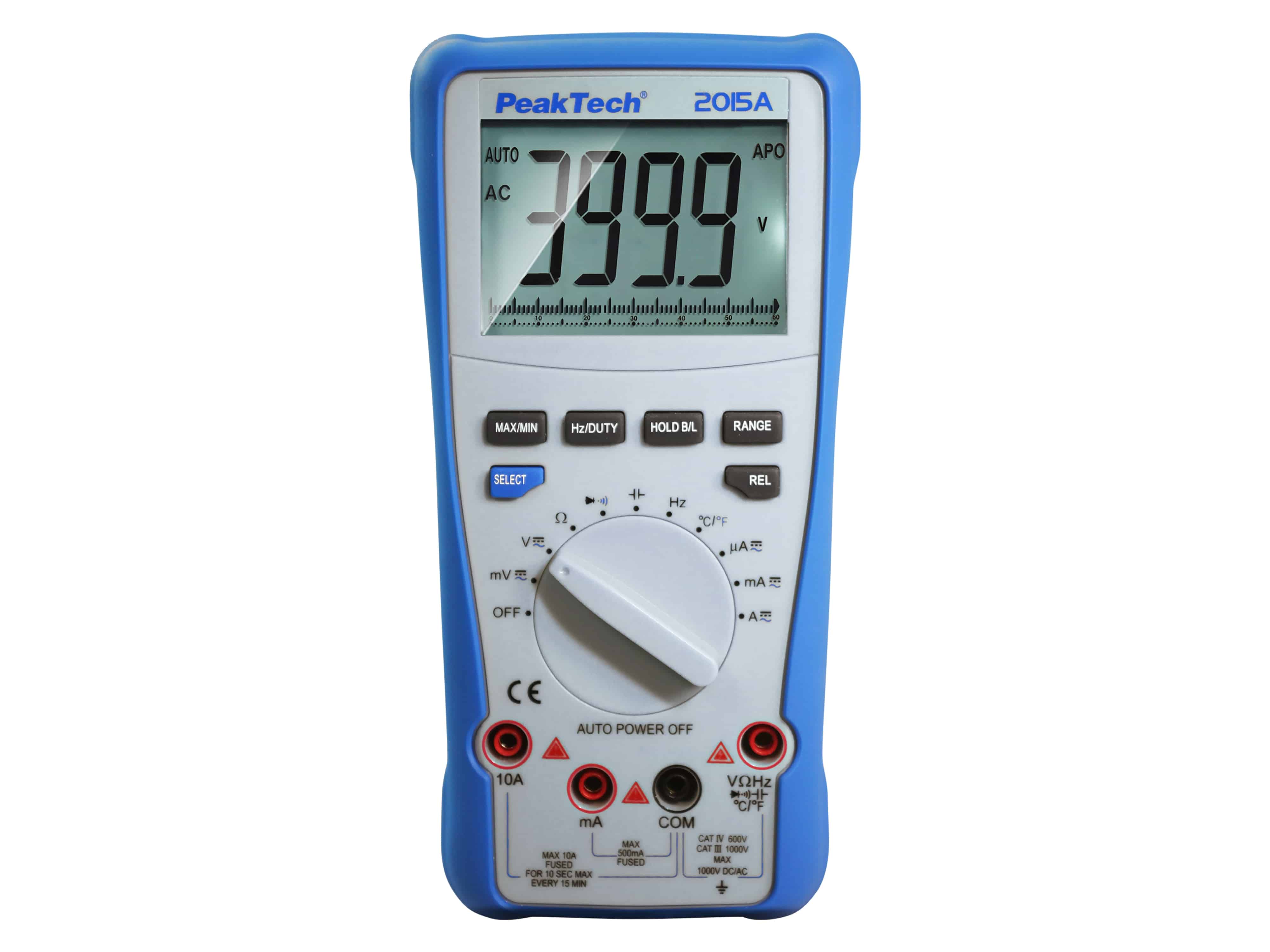 PEAKTECH Multimeter, P 2015 A, True RMS PEAKTECH Multimeter, P 2015 A, True RMS