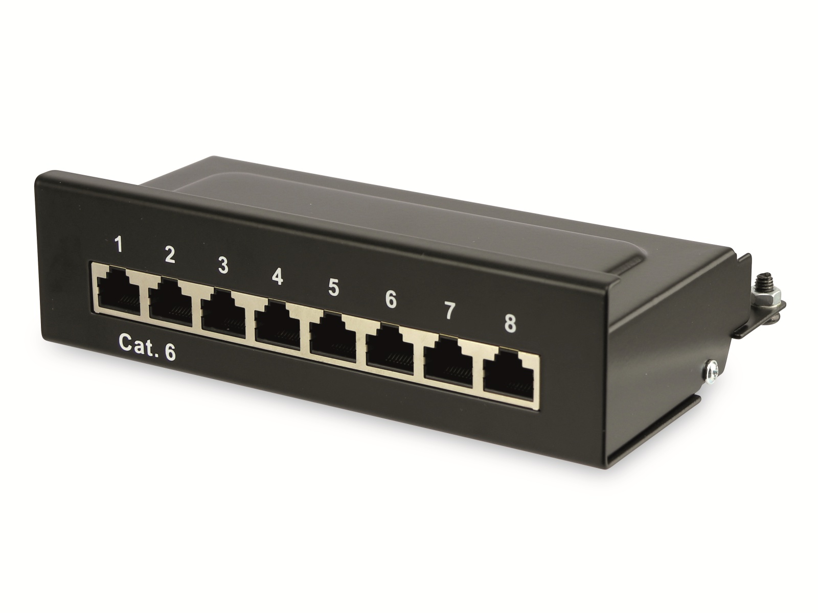 RED4POWER CAT.6 Patchpanel R4-N108S, 8-fach, schwarz RED4POWER CAT.6 Patchpanel R4-N108S, 8-fach, schwarz
