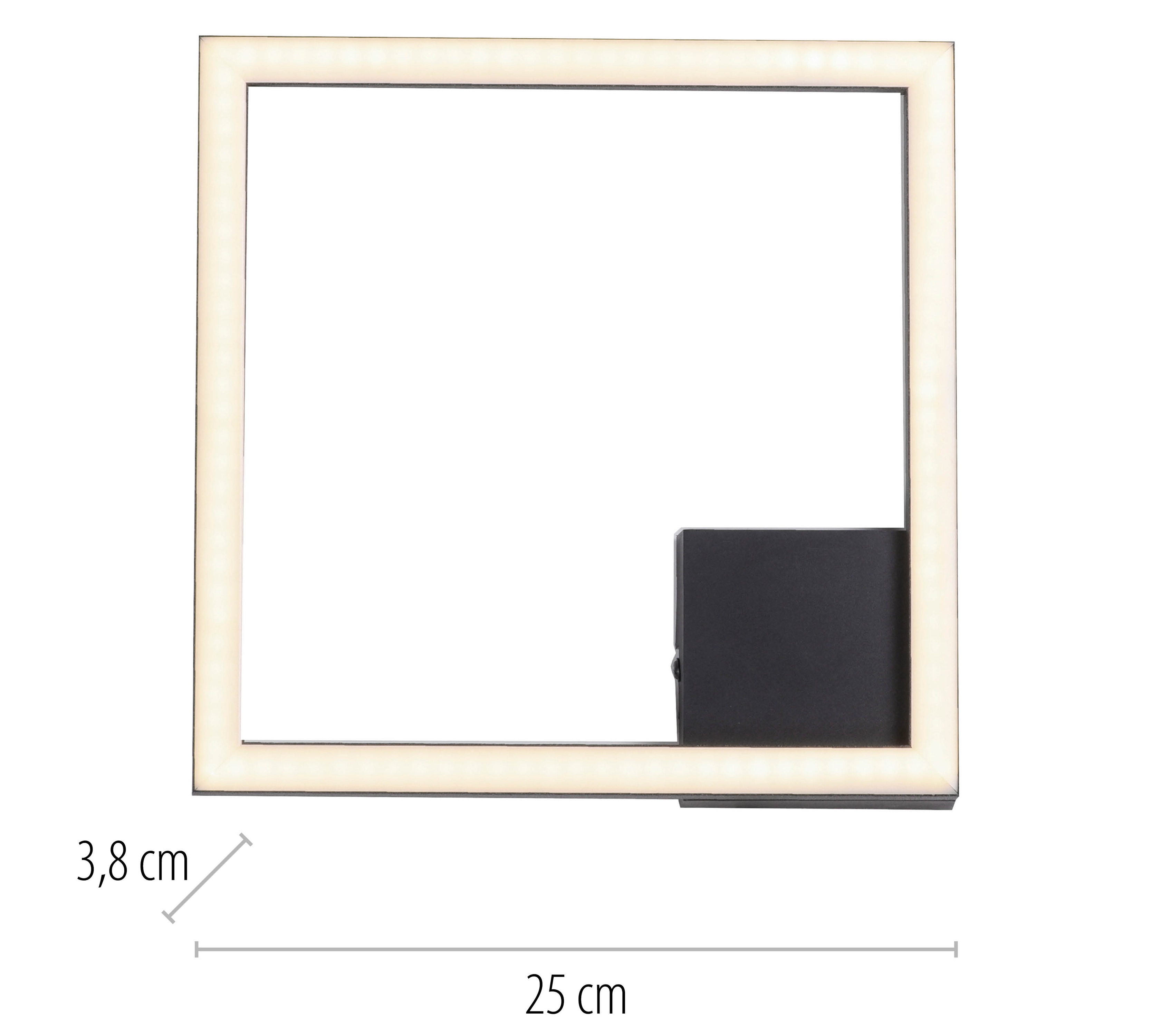JUST LIGHT LED-Deckenleuchte 14707-18, 10W, 3000K, 1370lm, warmweiß, IP20, schwarz JUST LIGHT LED-Deckenleuchte 14707-18, 10W, 3000K, 1370lm, warmweiß, IP20, schwarz