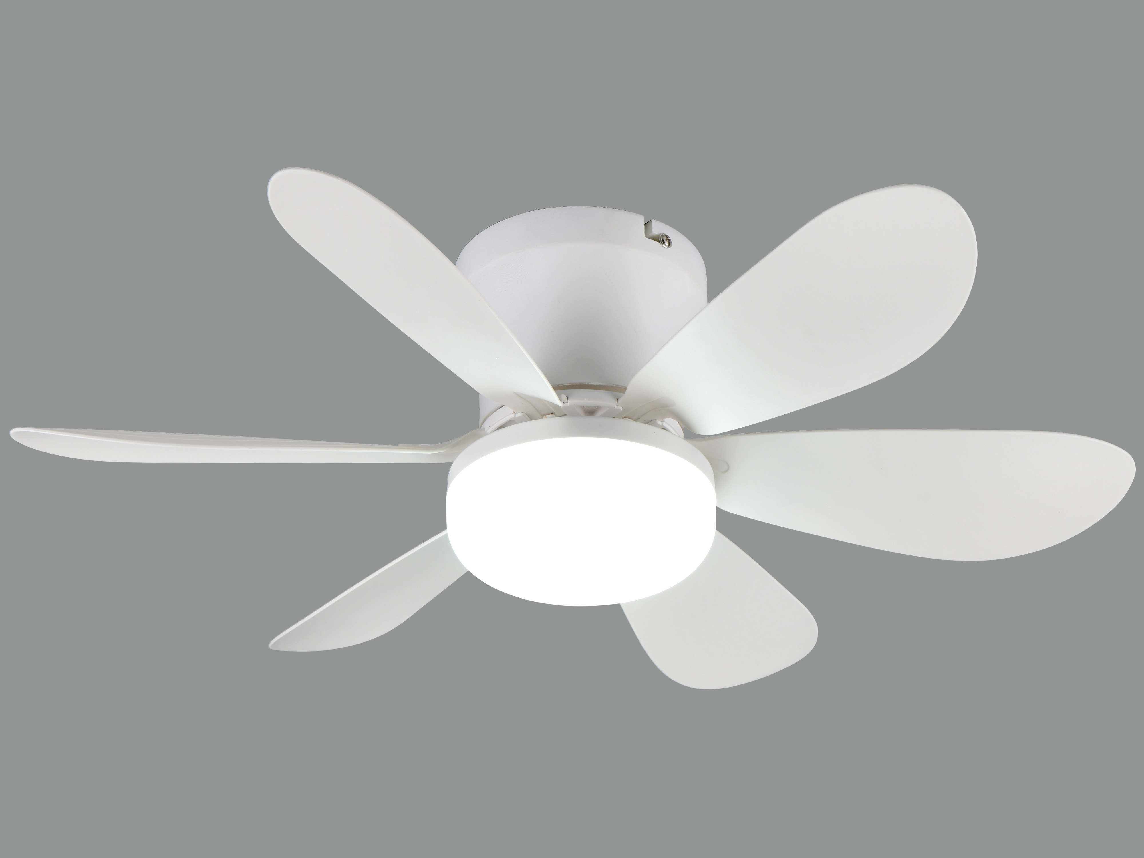 REALITY LED-Deckenleuchte mit Ventilator Lund R67462131, 20W, 2700... 6500K, 850lm, CCT, IP20, weiß