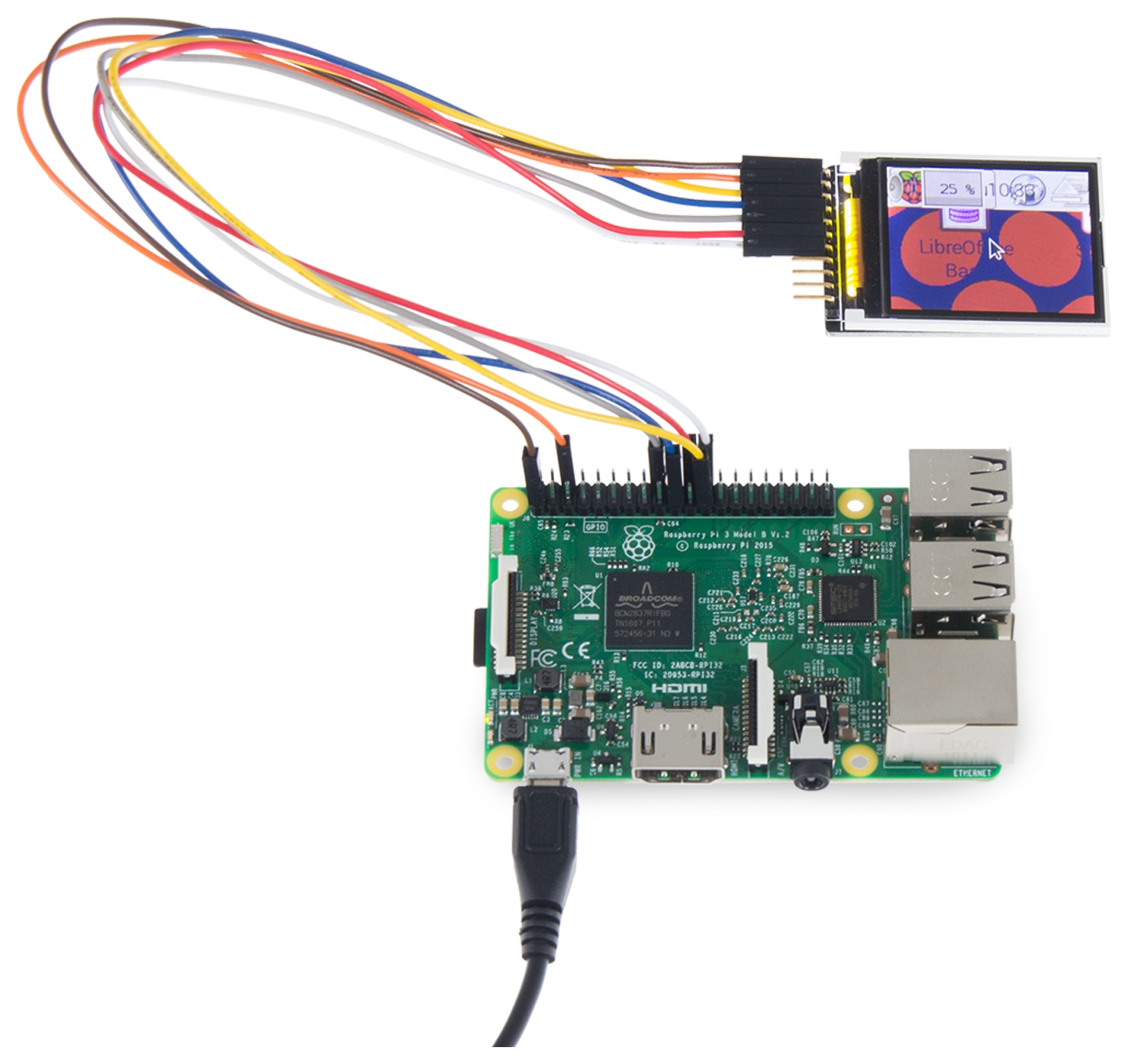 JOY-IT 1,8" ( 4,57 cm )TFT Display mit LED Beleuchtung JOY-IT 1,8" ( 4,57 cm )TFT Display mit LED Beleuchtung