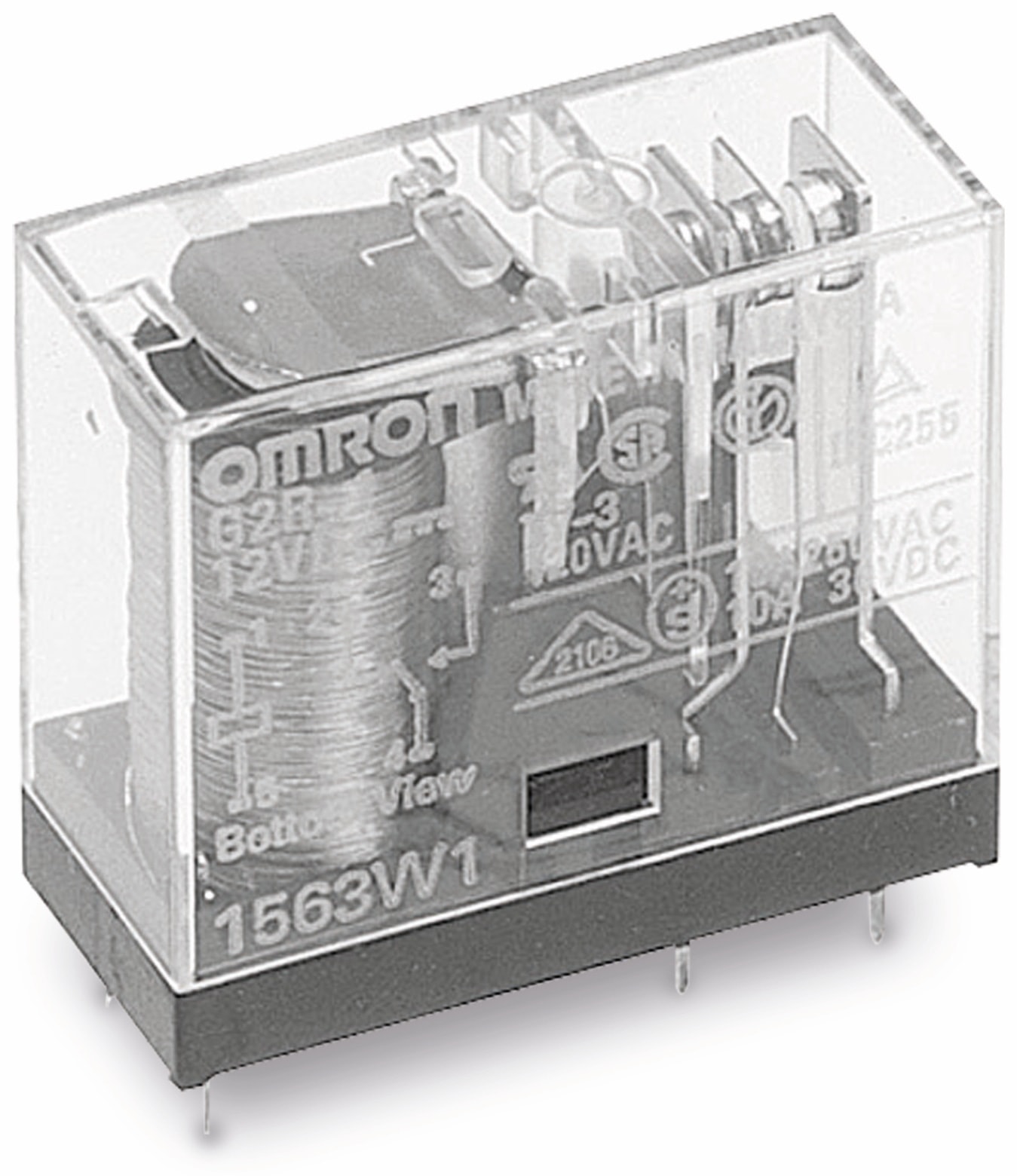 OMRON Relais G2R1E-12, print, 1xUM, 12 V-, 16 A OMRON Relais G2R1E-12, print, 1xUM, 12 V-, 16 A