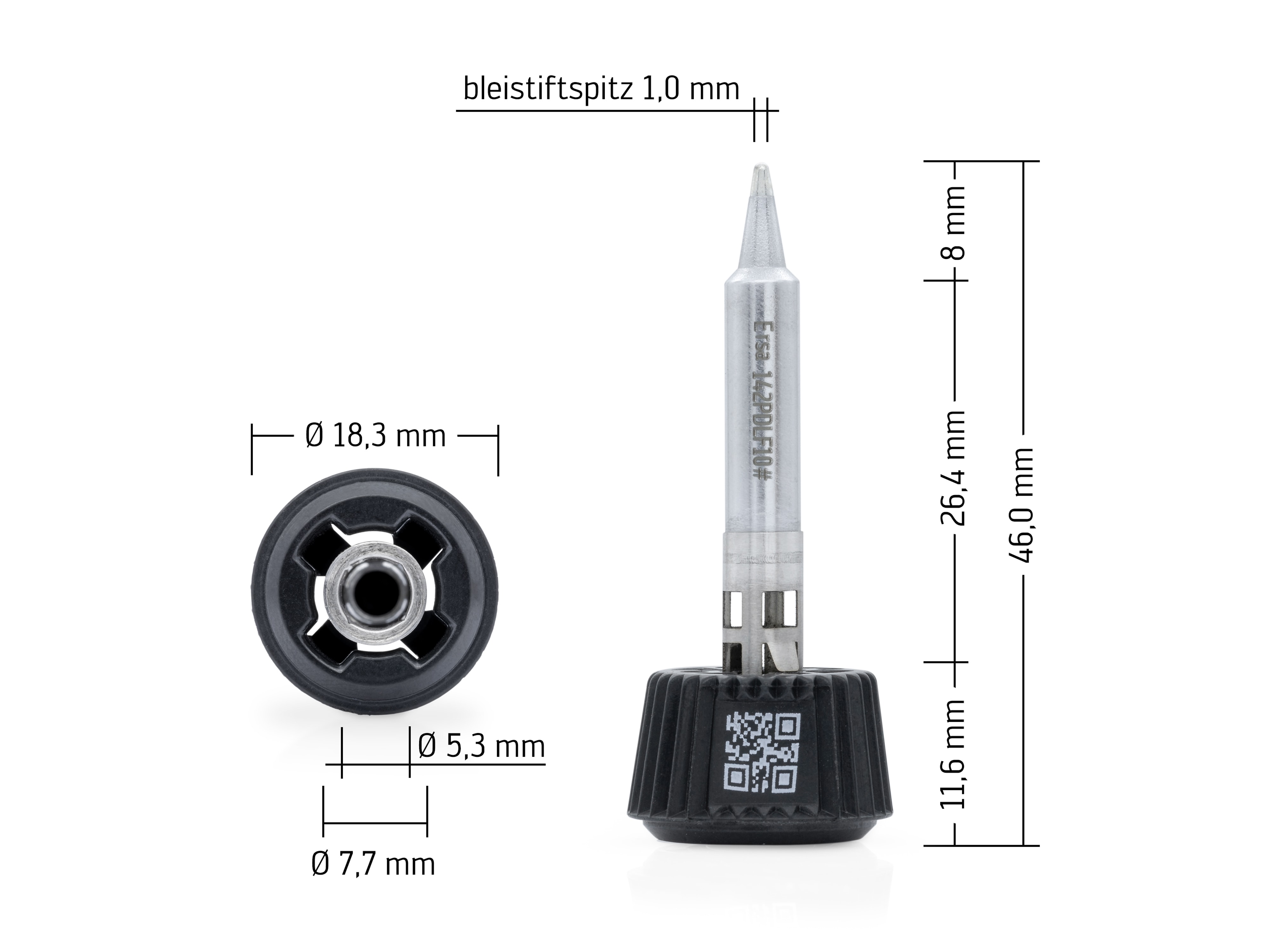 ERSA Lötspitze, 0142PDLF10/SB, bleistiftspitz, 1,0 mm ERSA Lötspitze, 0142PDLF10/SB, bleistiftspitz, 1,0 mm