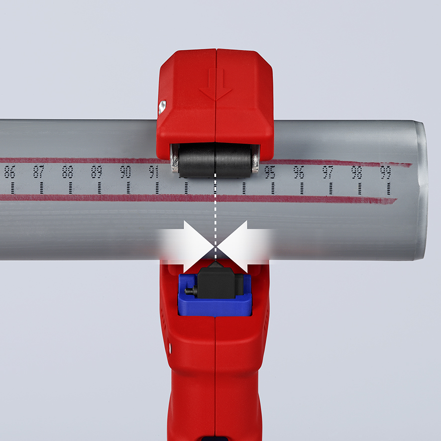 KNIPEX Rohrabschneider, DP50, 90 23 01 BK, für Kunststoff-Abflussrohre KNIPEX Rohrabschneider, DP50, 90 23 01 BK, für Kunststoff-Abflussrohre