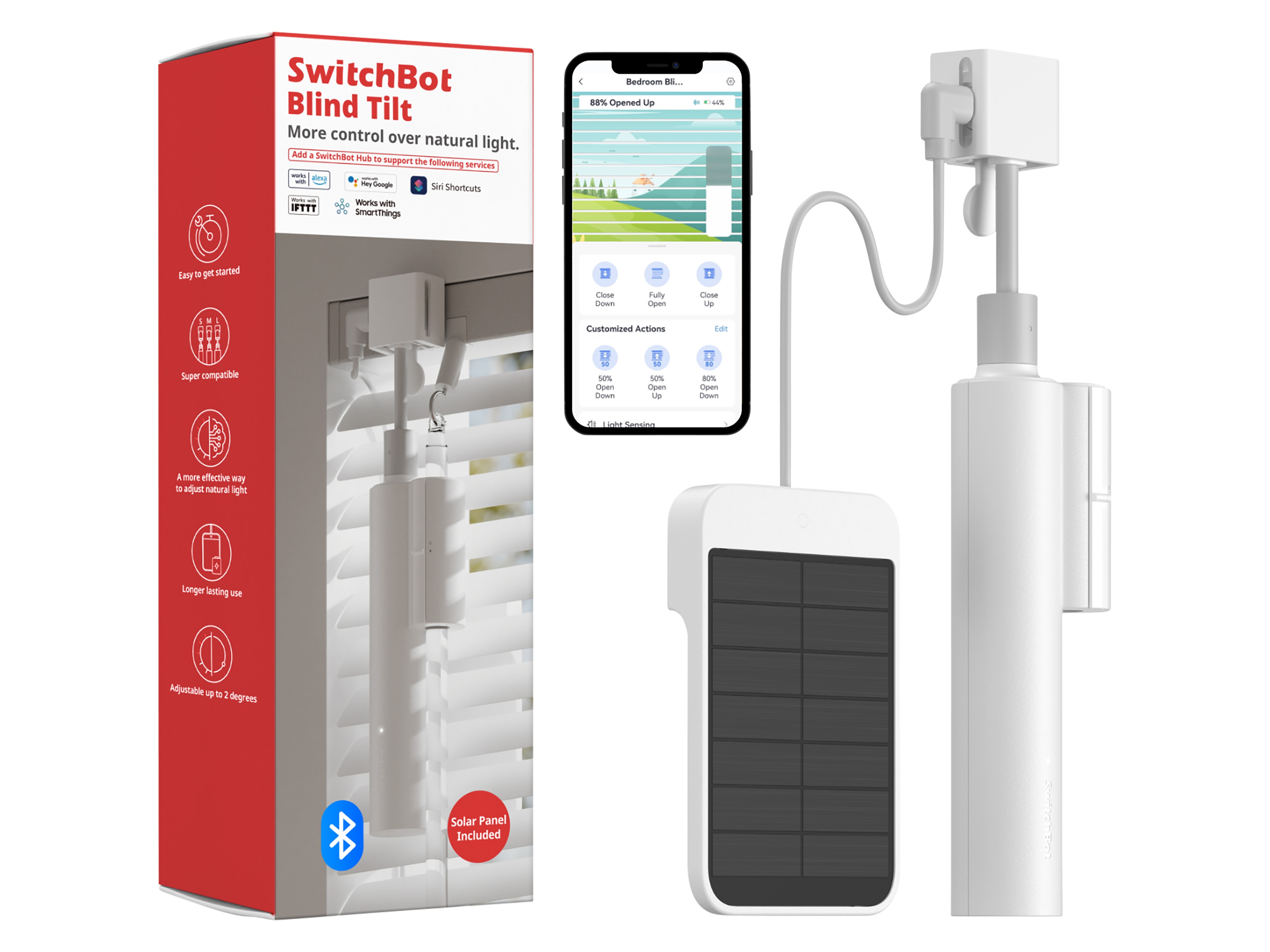 SWITCHBOT Motorisierter Jalousieöffner, Blind Tilt, weiß SWITCHBOT Motorisierter Jalousieöffner, Blind Tilt, weiß