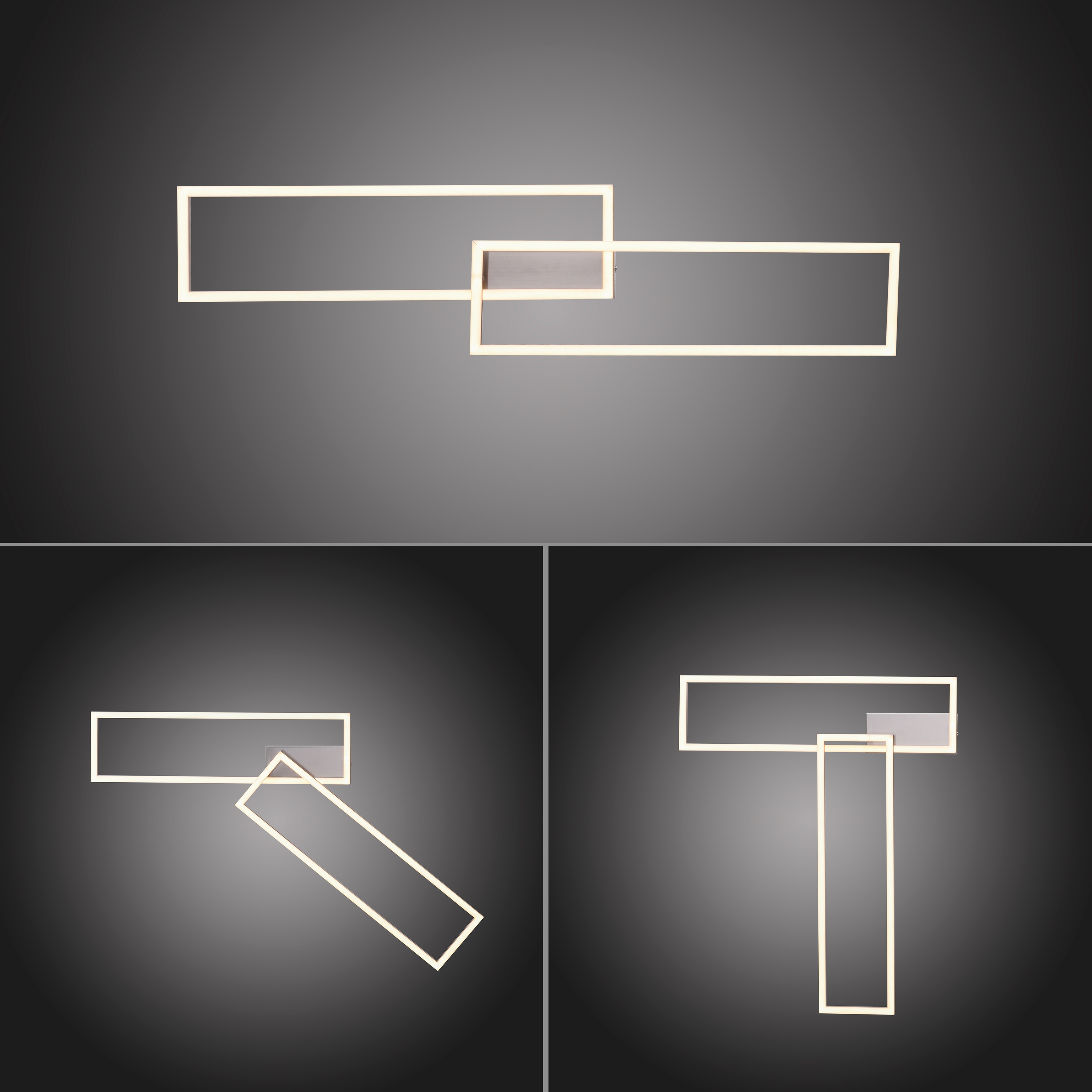 JUST LIGHT LED-Deckenleuchte 14023-55 stahl, 30,2 W, 4500 lm, 3000 K JUST LIGHT LED-Deckenleuchte 14023-55 stahl, 30,2 W, 4500 lm, 3000 K