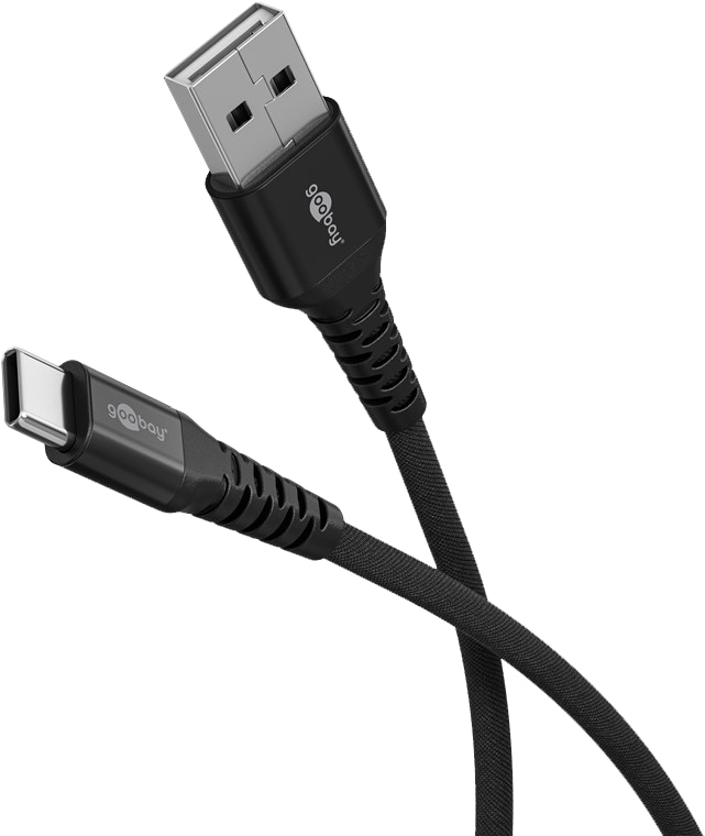 GOOBAY USB 2.0 Kabel 74525 A/C 0,5m schwarz supersoft GOOBAY USB 2.0 Kabel 74525 A/C 0,5m schwarz supersoft