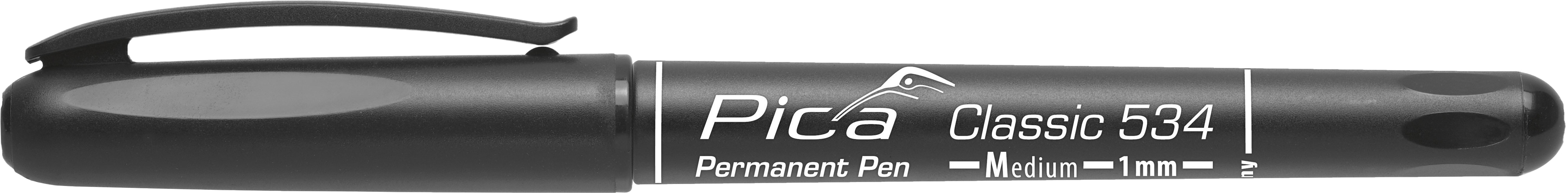 PICA Classic Permanent Pen, 534/46/SB, Medium, schwarz PICA Classic Permanent Pen, 534/46/SB, Medium, schwarz