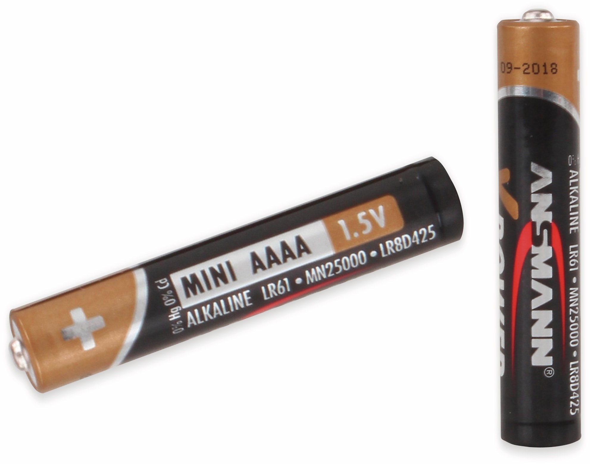 ANSMANN Mini-Batterie X-Power, Alkaline, AAAA / LR08, 1,5 V-, 2 Stück ANSMANN Mini-Batterie X-Power, Alkaline, AAAA / LR08, 1,5 V-, 2 Stück