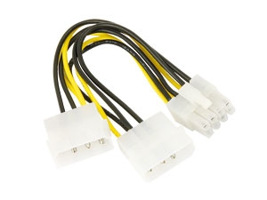 GOOBAY PCIe-Stromadapter, 8-Pin GOOBAY PCIe-Stromadapter, 8-Pin
