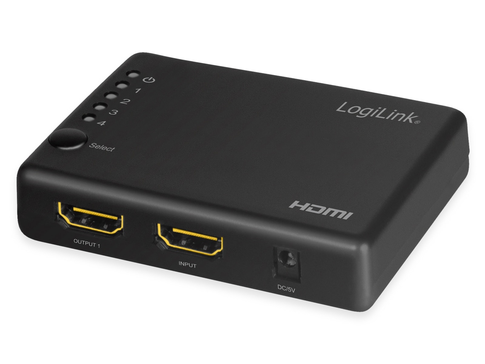 LOGILINK HDMI-Splitter HD0036, 1x4-Port, 4K/30 Hz, schlank LOGILINK HDMI-Splitter HD0036, 1x4-Port, 4K/30 Hz, schlank