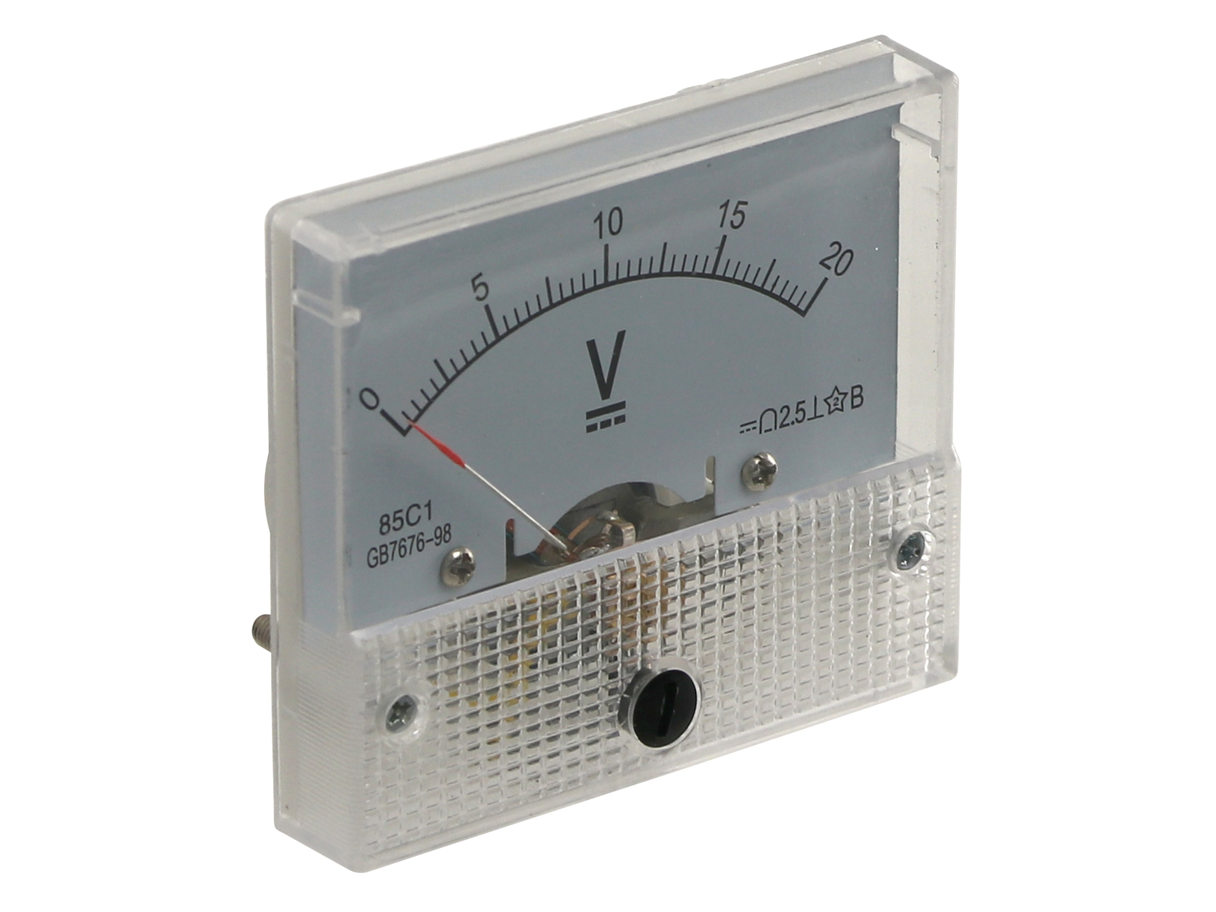 Einbau-Messinstrument, 0...20 V- Einbau-Messinstrument, 0...20 V-