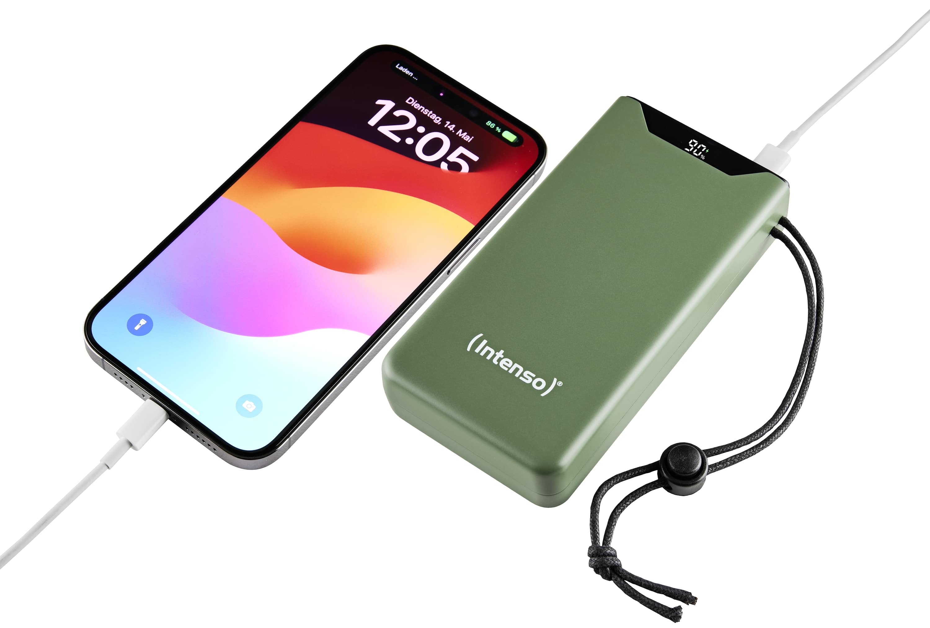 INTENSO USB Powerbank 7332057, F20000, 20.000mAh, 20 W, grün INTENSO USB Powerbank 7332057, F20000, 20.000mAh, 20 W, grün