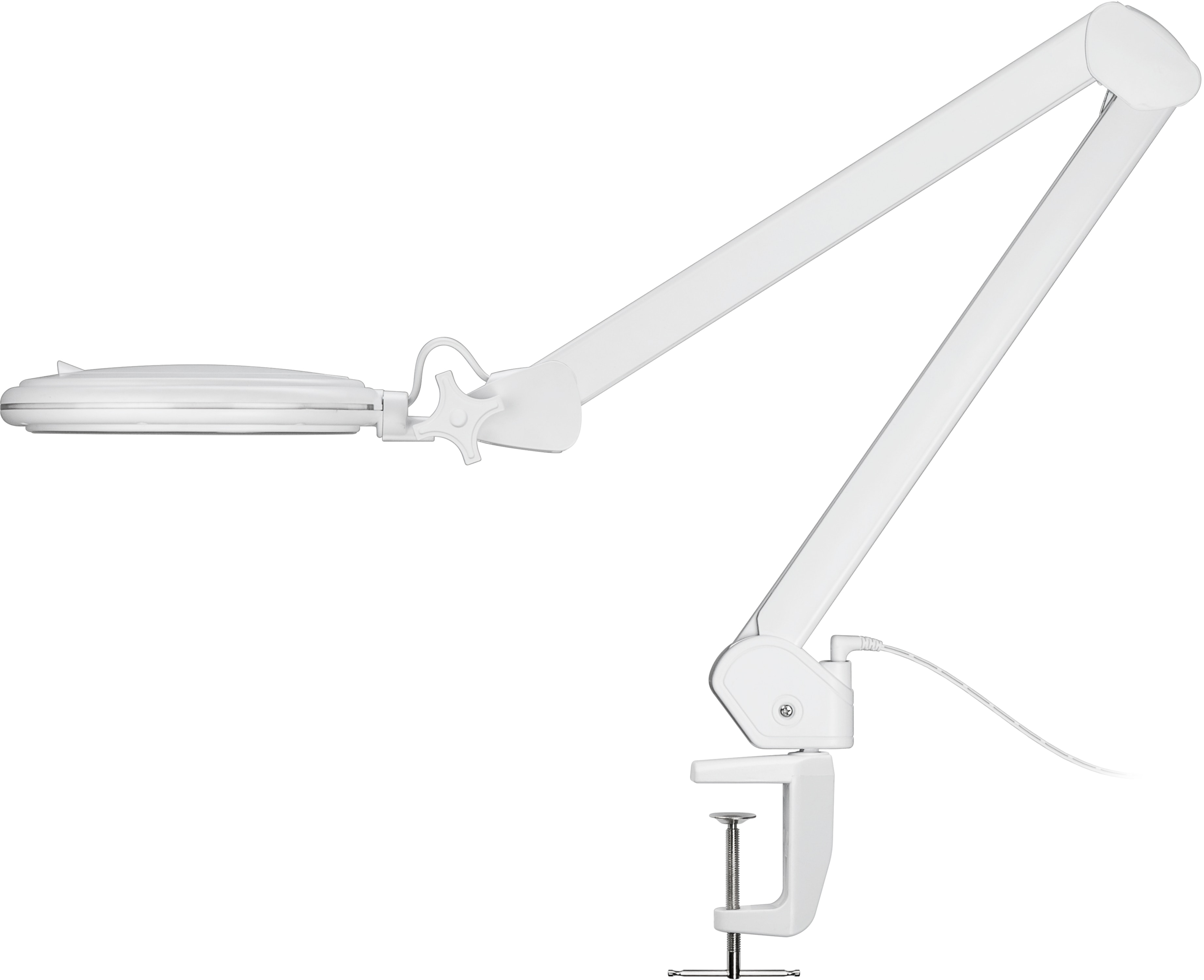 GOOBAY LED-Klemm-Lupenleuchte, 10 W, 800 lm, dimmbar, weiß GOOBAY LED-Klemm-Lupenleuchte, 10 W, 800 lm, dimmbar, weiß