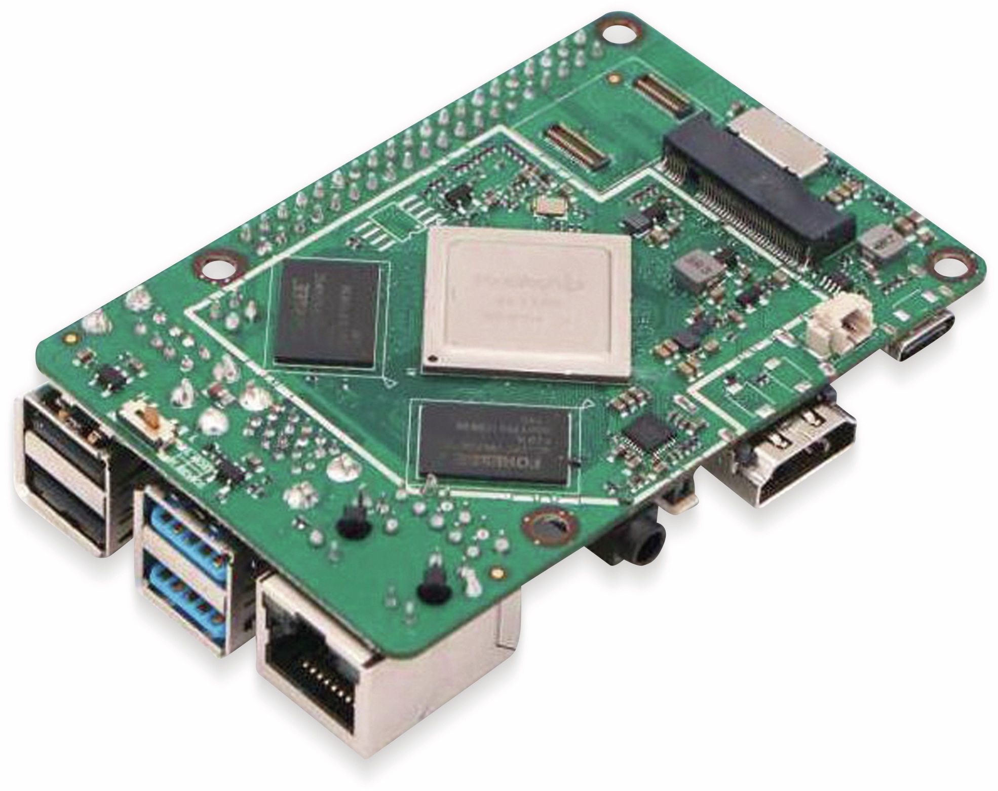 Rock Pi 4 Model A 4GB V1.4 (ohne WLAN/Bluetooth/PoE)