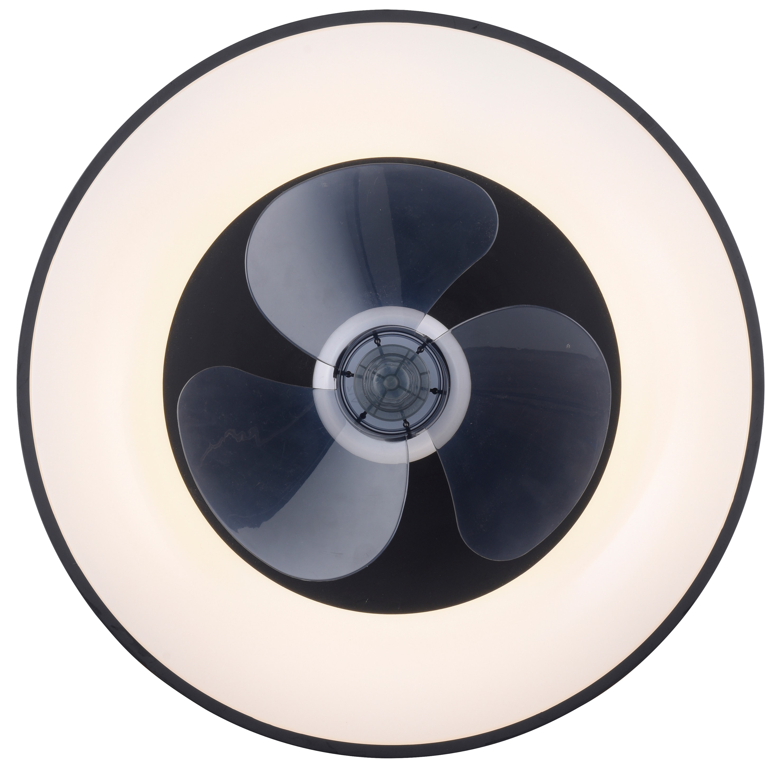 JUST LIGHT LED-Deckenleuchte Venika, mit Ventilator, 36 W, 4250lm, CCT, Ø 48,6 cm