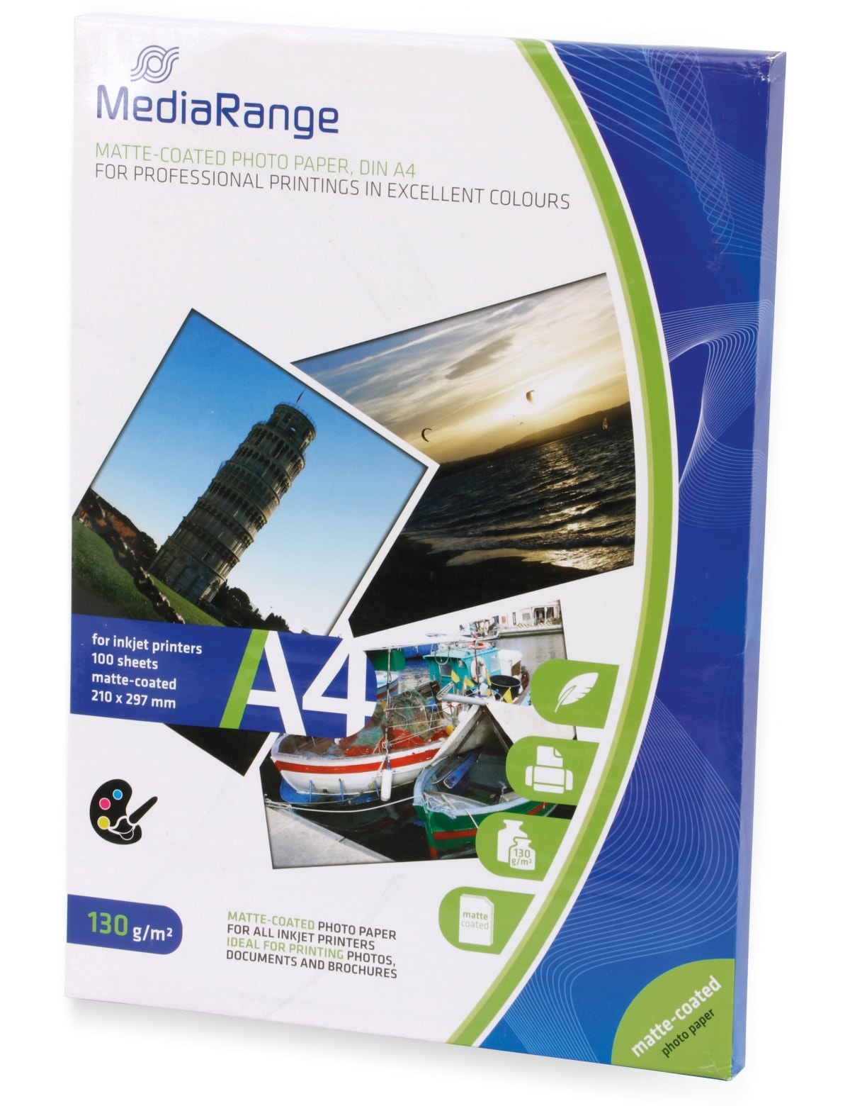MEDIARANGE Fotopapier DIN A4, 130 g/m², matt MEDIARANGE Fotopapier DIN A4, 130 g/m², matt