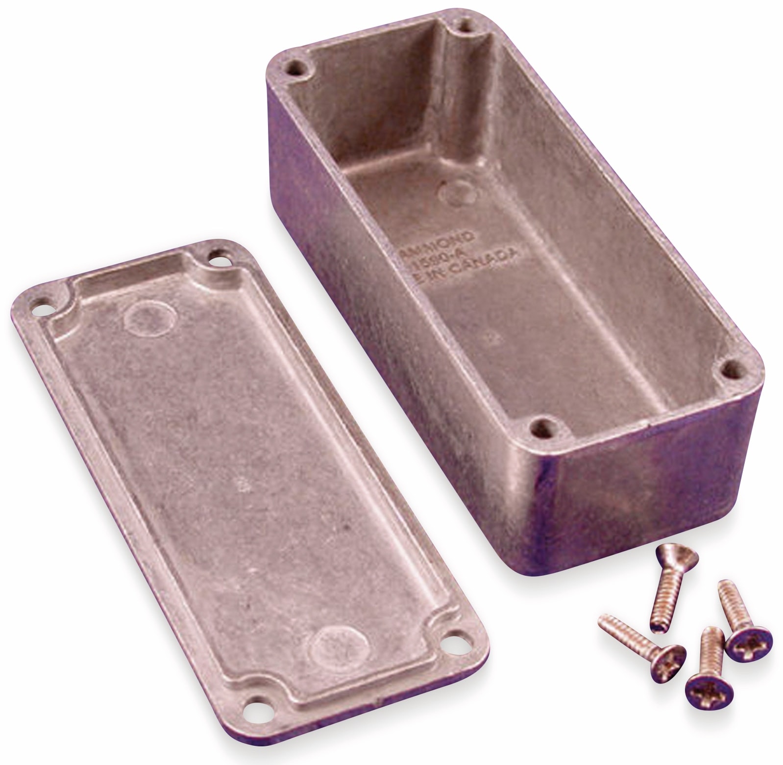 HAMMOND Aluminium-Gehäuse, 1590A, 92,5x38,5x31 mm HAMMOND Aluminium-Gehäuse, 1590A, 92,5x38,5x31 mm