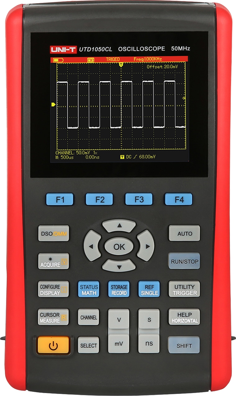 UNI-T Handheld-Oszilloskop, UTD1025CL, 25 MHz, 200 MSa/s UNI-T Handheld-Oszilloskop, UTD1025CL, 25 MHz, 200 MSa/s
