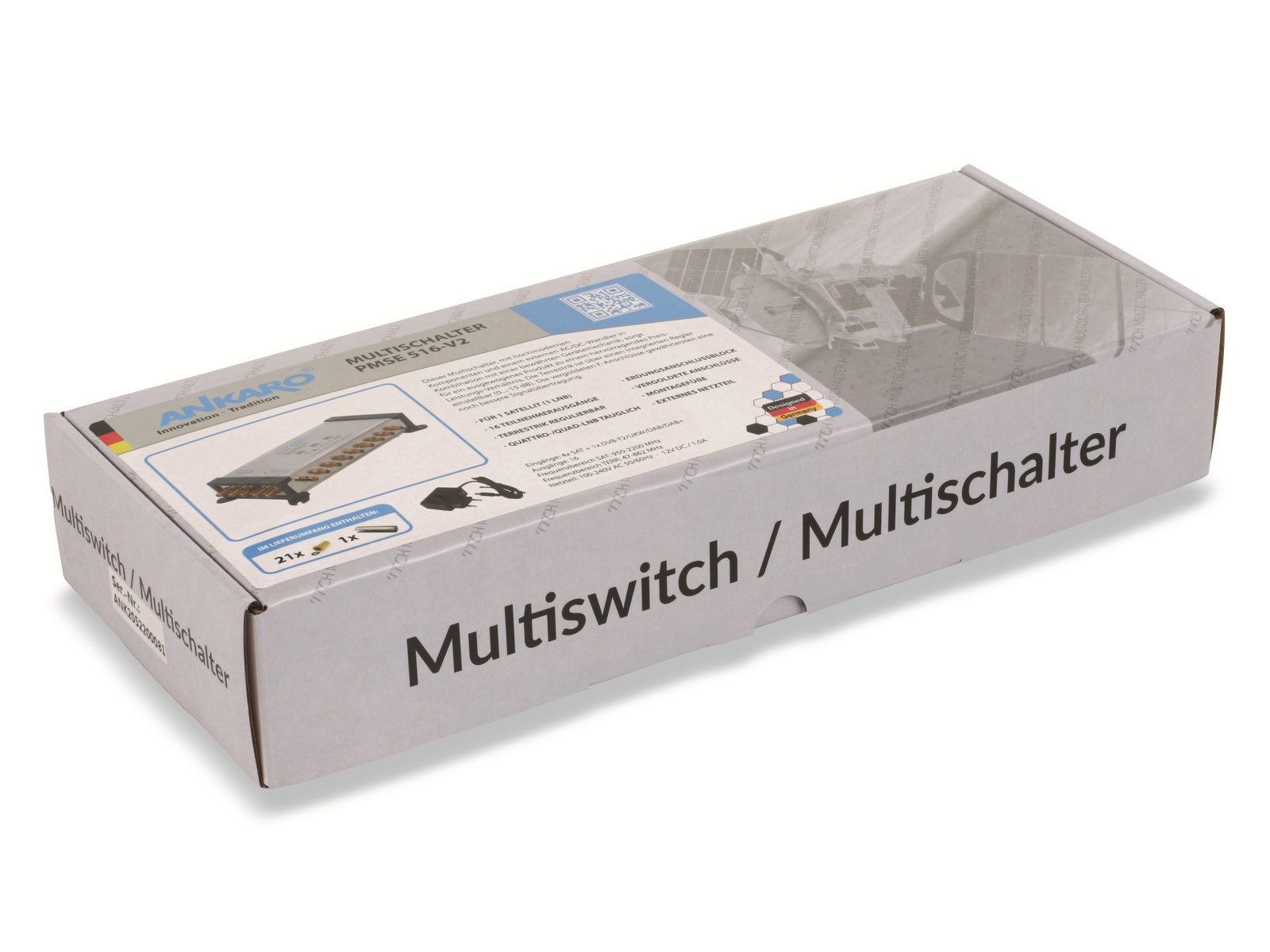 ANKARO SAT-Multischalter PMSE 516-V2, 5/16 ANKARO SAT-Multischalter PMSE 516-V2, 5/16
