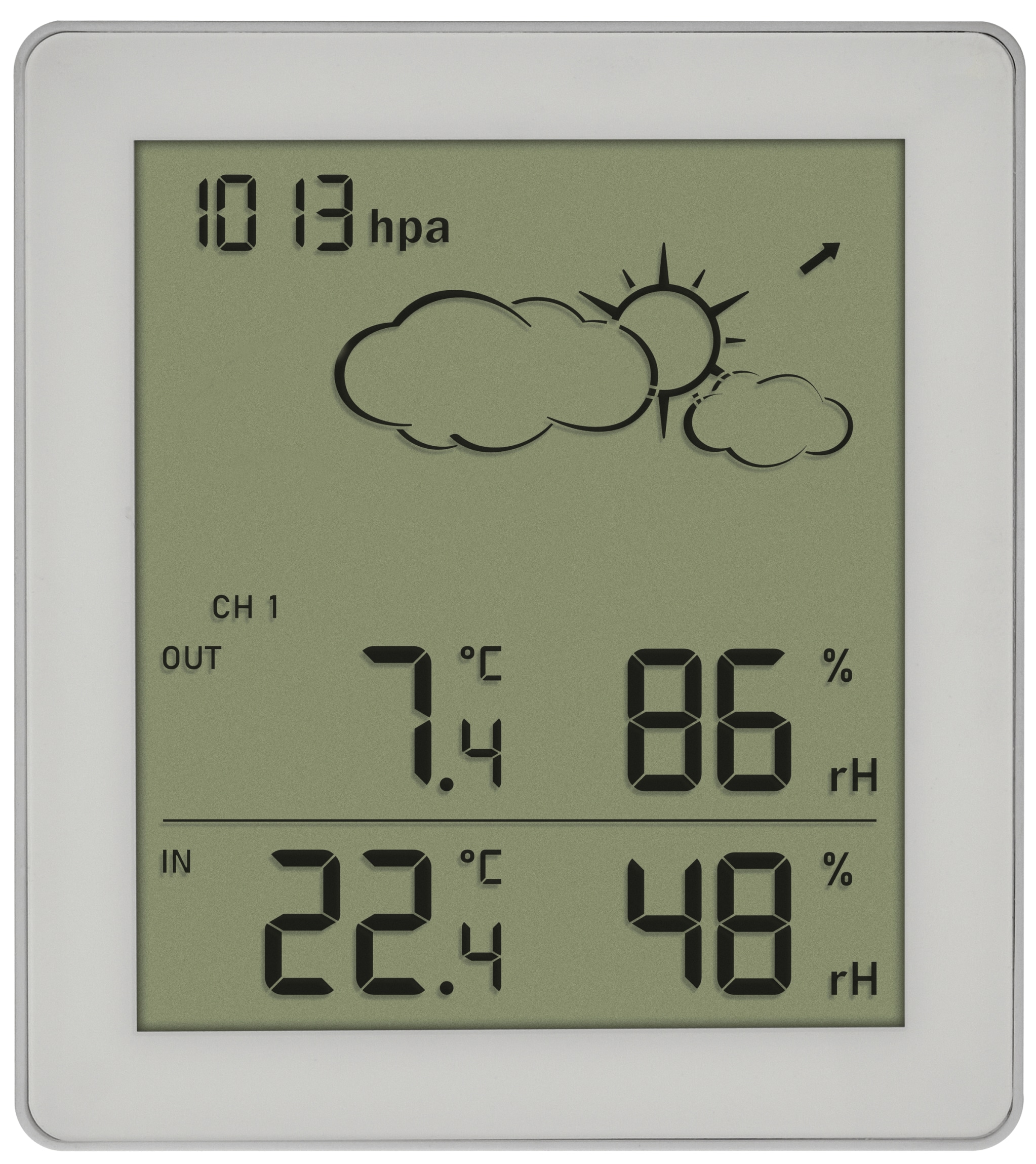 TFA Funk-Wetterstation CLEAR, 35.1168.02, weiß TFA Funk-Wetterstation CLEAR, 35.1168.02, weiß