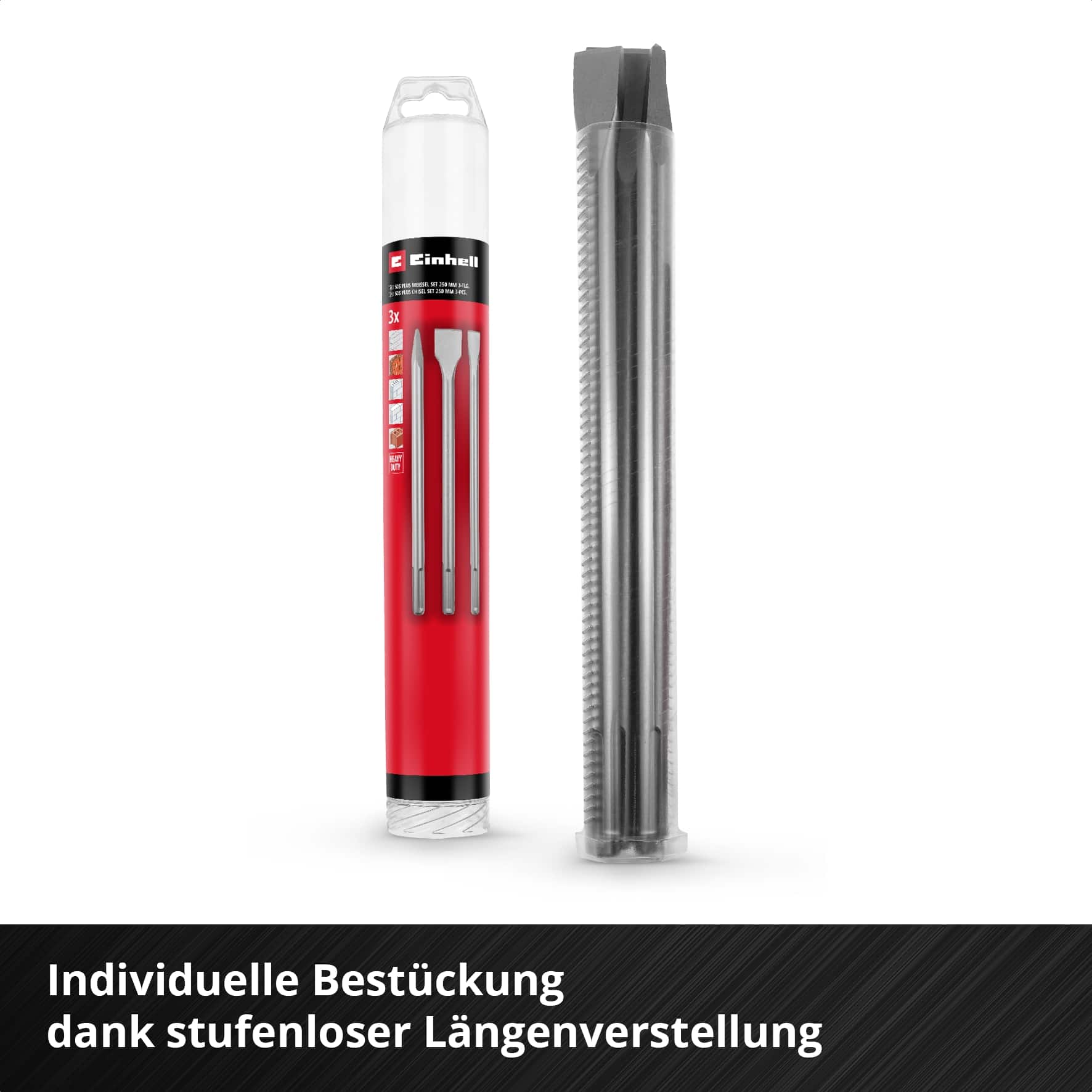 EINHELL SDS-Max Meißel-Set 190110, 400 mm, 3-teilig EINHELL SDS-Max Meißel-Set 190110, 400 mm, 3-teilig