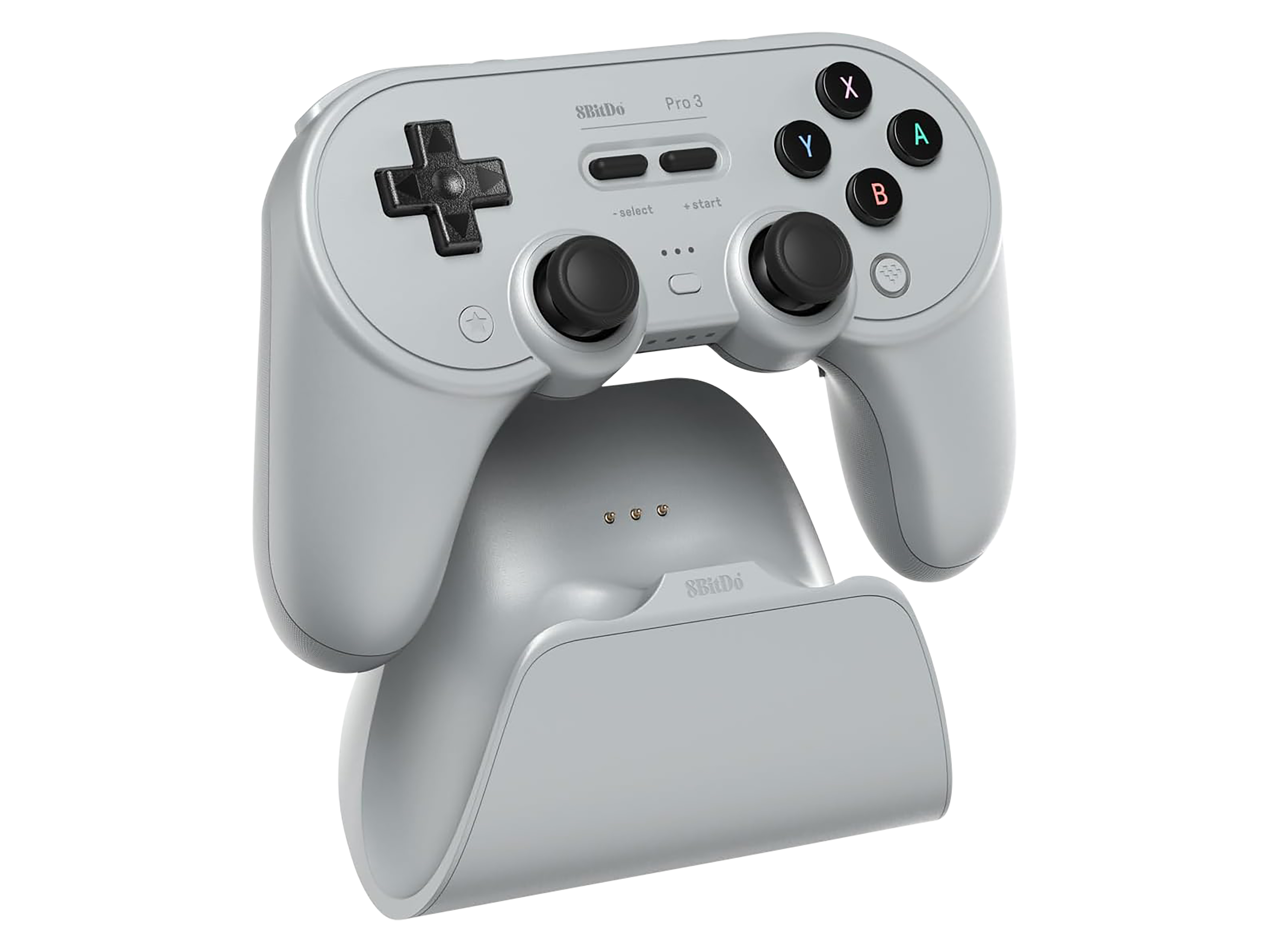 8BITDO Pro 3 Bluetooth Controller & Dock, grau 8BITDO Pro 3 Bluetooth Controller & Dock, grau